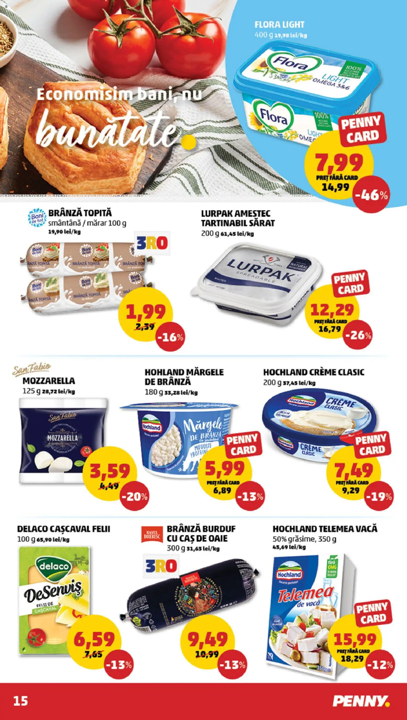 Catalog PENNY Market 13 - 18 Mai 2026 | Pagina 15 | Produse: Light Kedi Konservesi, Kalem ucu, Brânză, Smântână