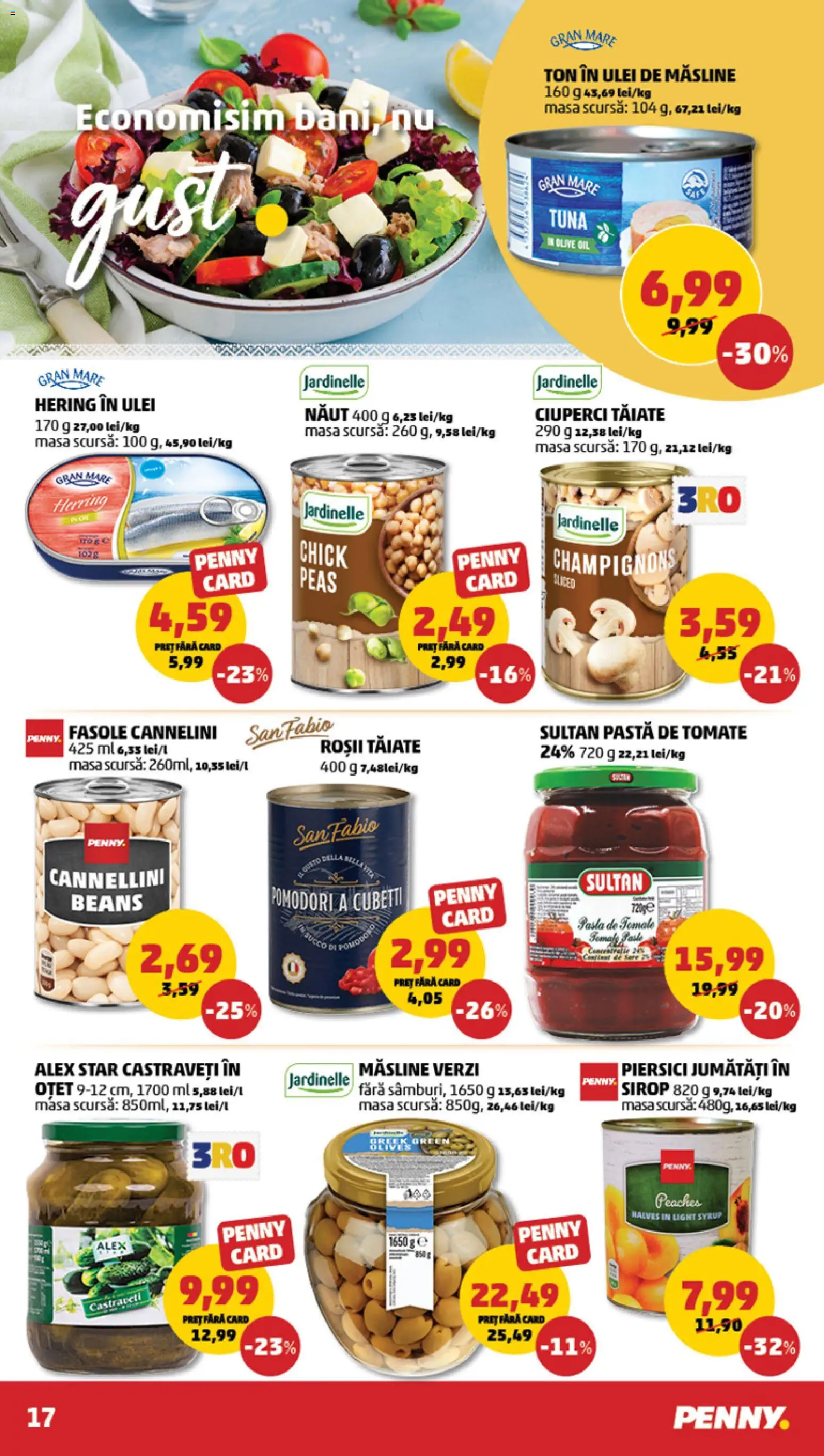 Catalog PENNY Market 13 - 18 Mai 2026 | Pagina 17 | Produse: Măsline, Ulei, Pastă de tomate, Paste