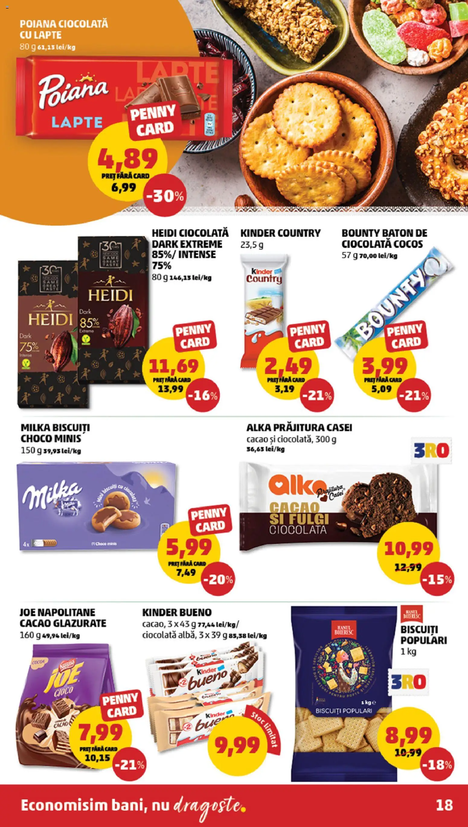 Catalog PENNY Market 13 - 18 Mai 2026 | Pagina 18 | Produse: Prăjitură, Napolitane, Lapte, Biscuiți