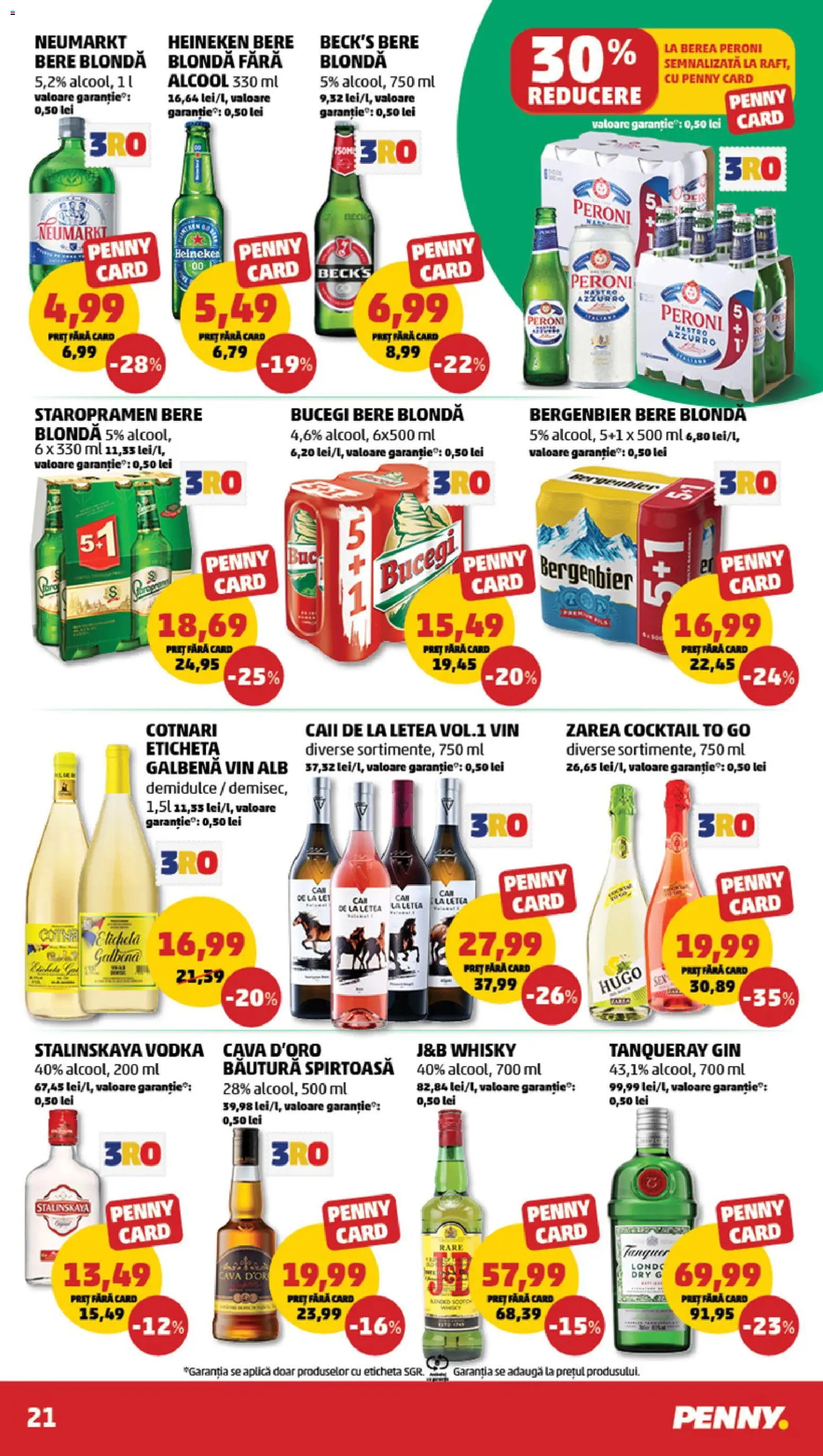Catalog PENNY Market 13 - 18 Mai 2026 | Pagina 21 | Produse: Bere, Cocktail, Plastik Kulübe, Gin