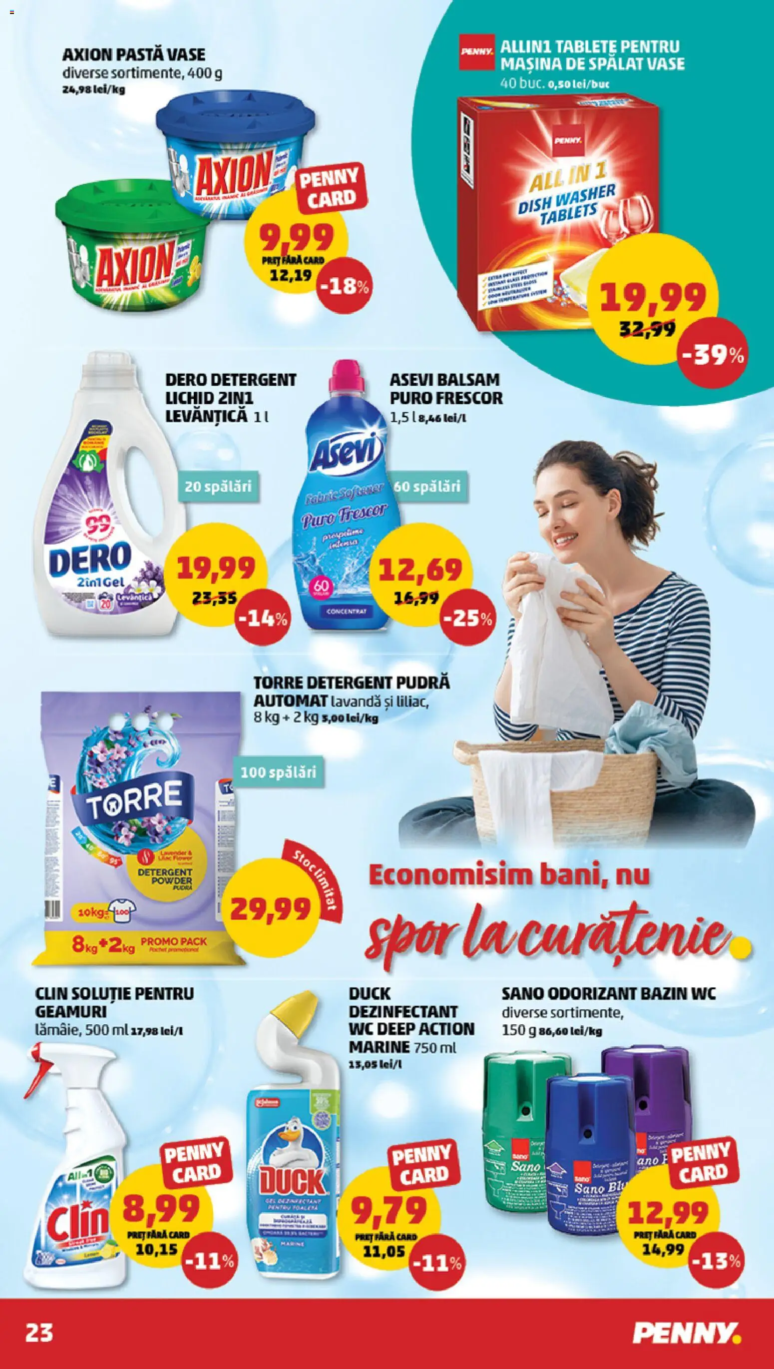 Catalog PENNY Market 13 - 18 Mai 2026 | Pagina 23 | Produse: Mașină De Spălat, Pudră, Balsam, Tablete pentru mașina de spălat