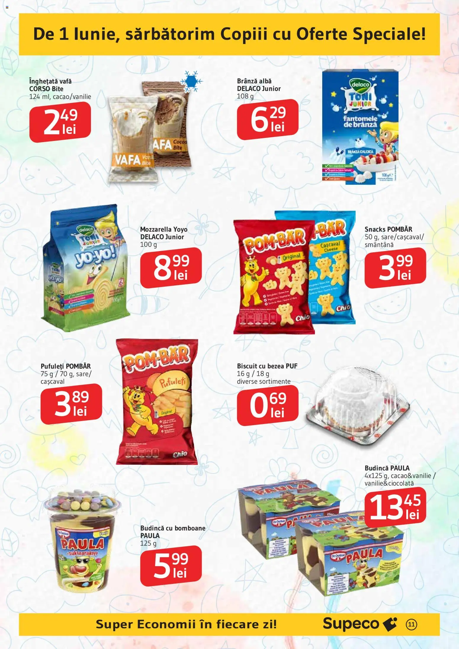 Catalog Supeco 14 Mai - 2 Iunie 2026 | Pagina 11 | Produse: Light Kedi Konservesi, Brânză, Bomboane, Înghețată