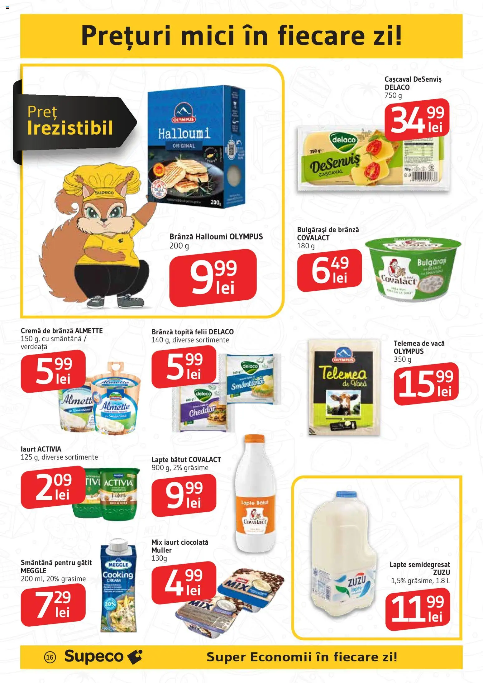 Catalog Supeco 14 Mai - 2 Iunie 2026 | Pagina 16 | Produse: Mici, Cremă, Ciocolată, Verdeață