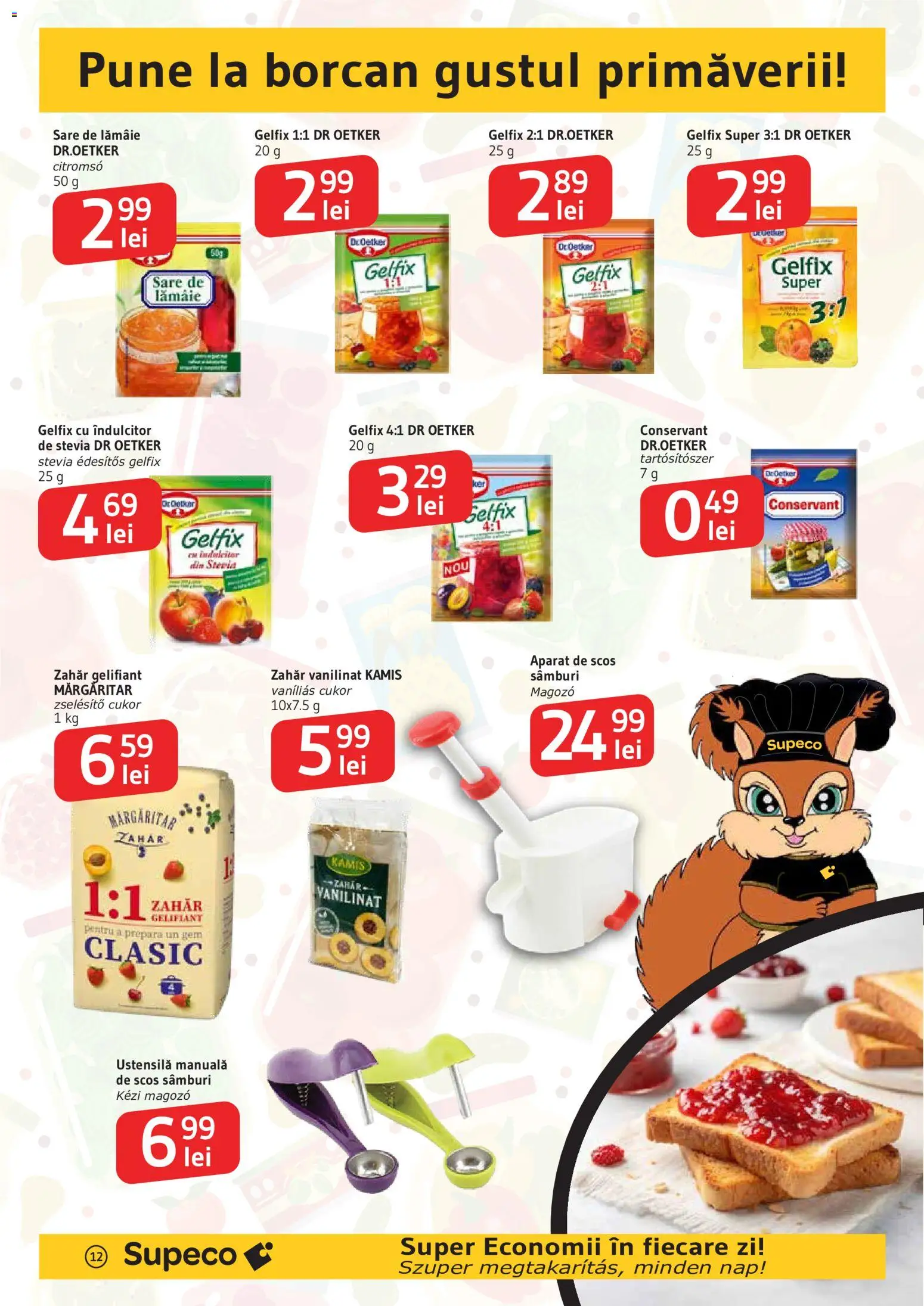 Catalog Supeco 14 Mai - 2 Iunie 2026 | Pagina 12 | Produse: Borcan, Gem, Sare, Zahăr