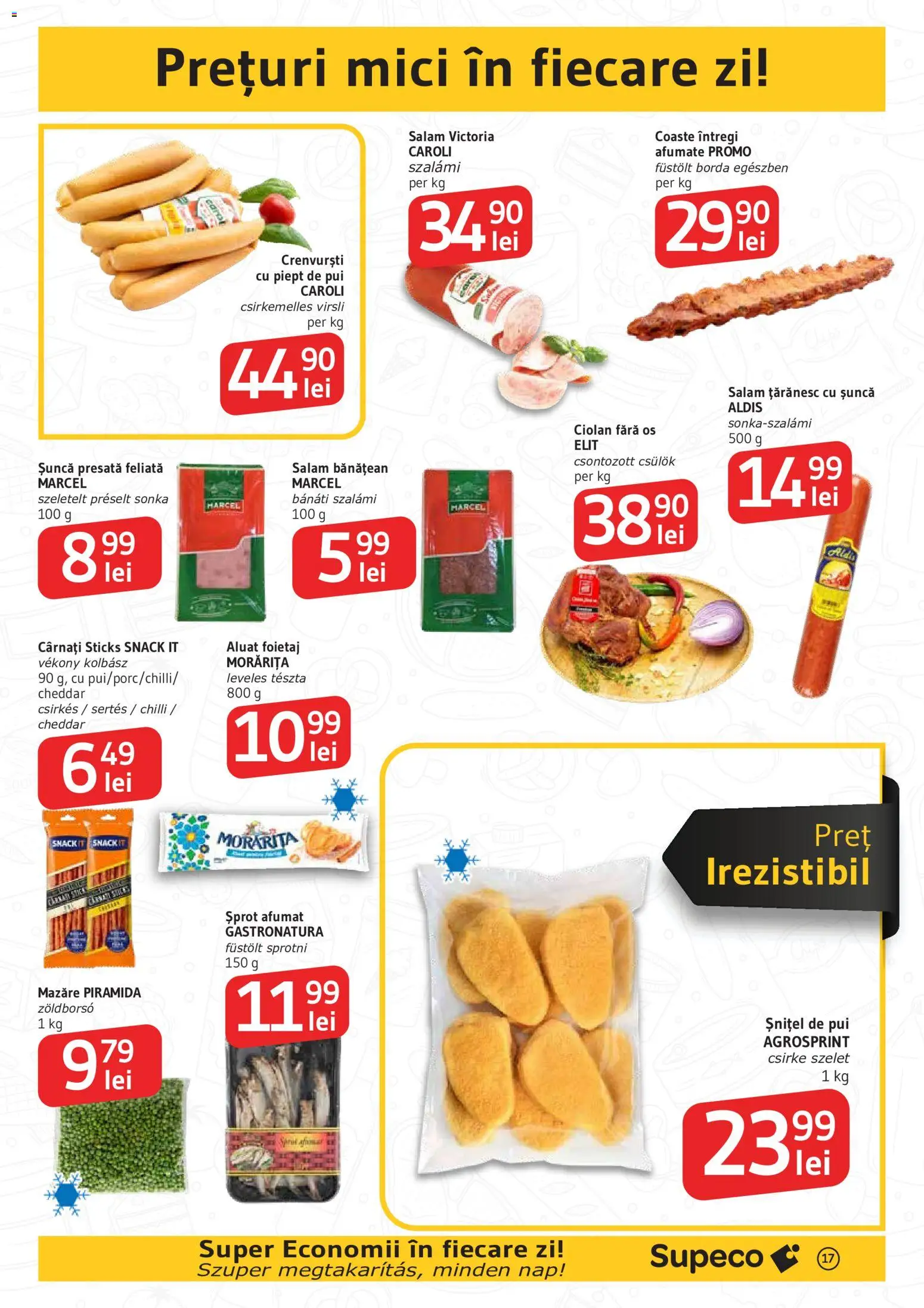 Catalog Supeco 14 Mai - 2 Iunie 2026 | Pagina 17 | Produse: Mazăre, Mici, Aluat, Salam