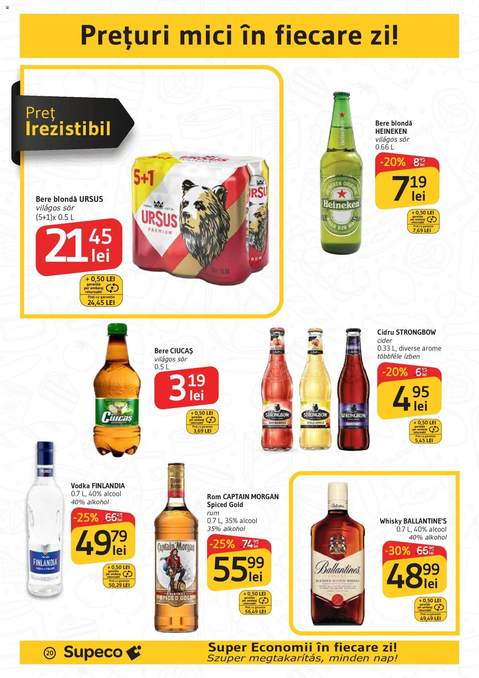 Catalog Supeco 14 Mai - 2 Iunie 2026 | Pagina 20 | Produse: Mici, Bere, Rom, Vodka