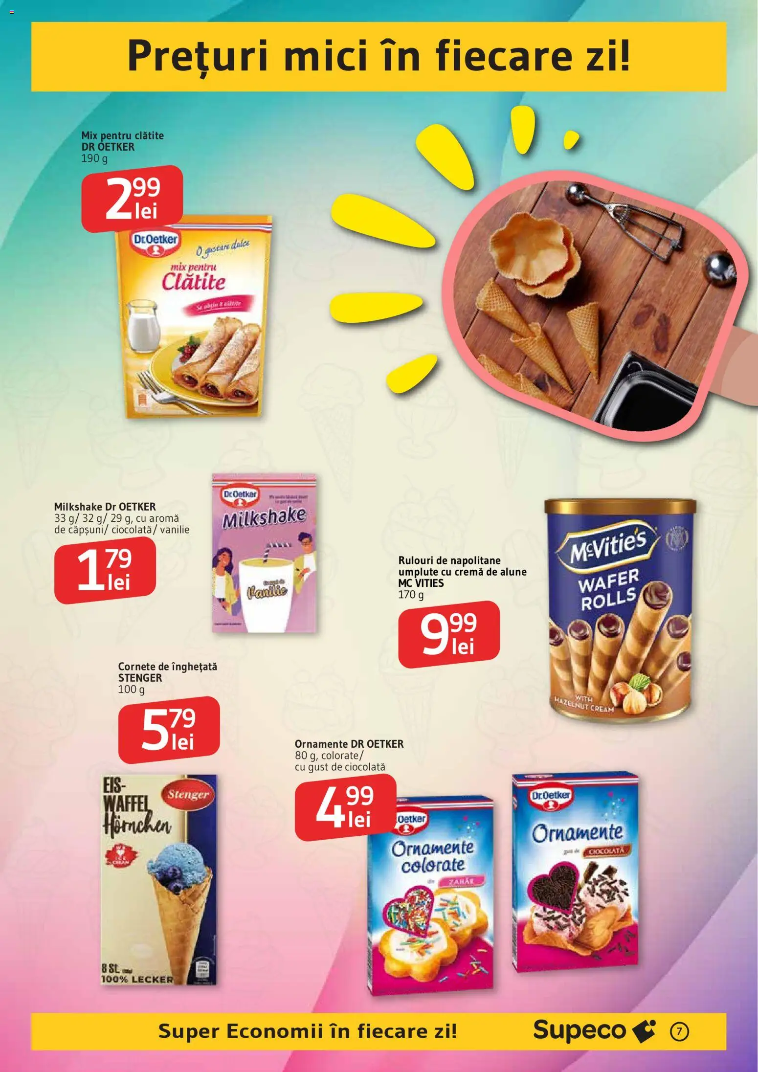 Catalog Supeco 7 - 19 Mai 2026 | Pagina 7 | Produse: Napolitane, Cremă, Ciocolată, Înghețată