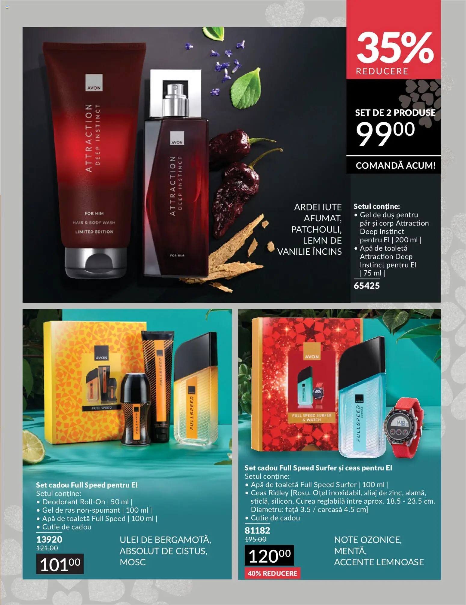Catalog Avon 11 - 30 Mai 2026 | Pagina 25 | Produse: Ceas, Gel de ras, Body, Apă de toaletă