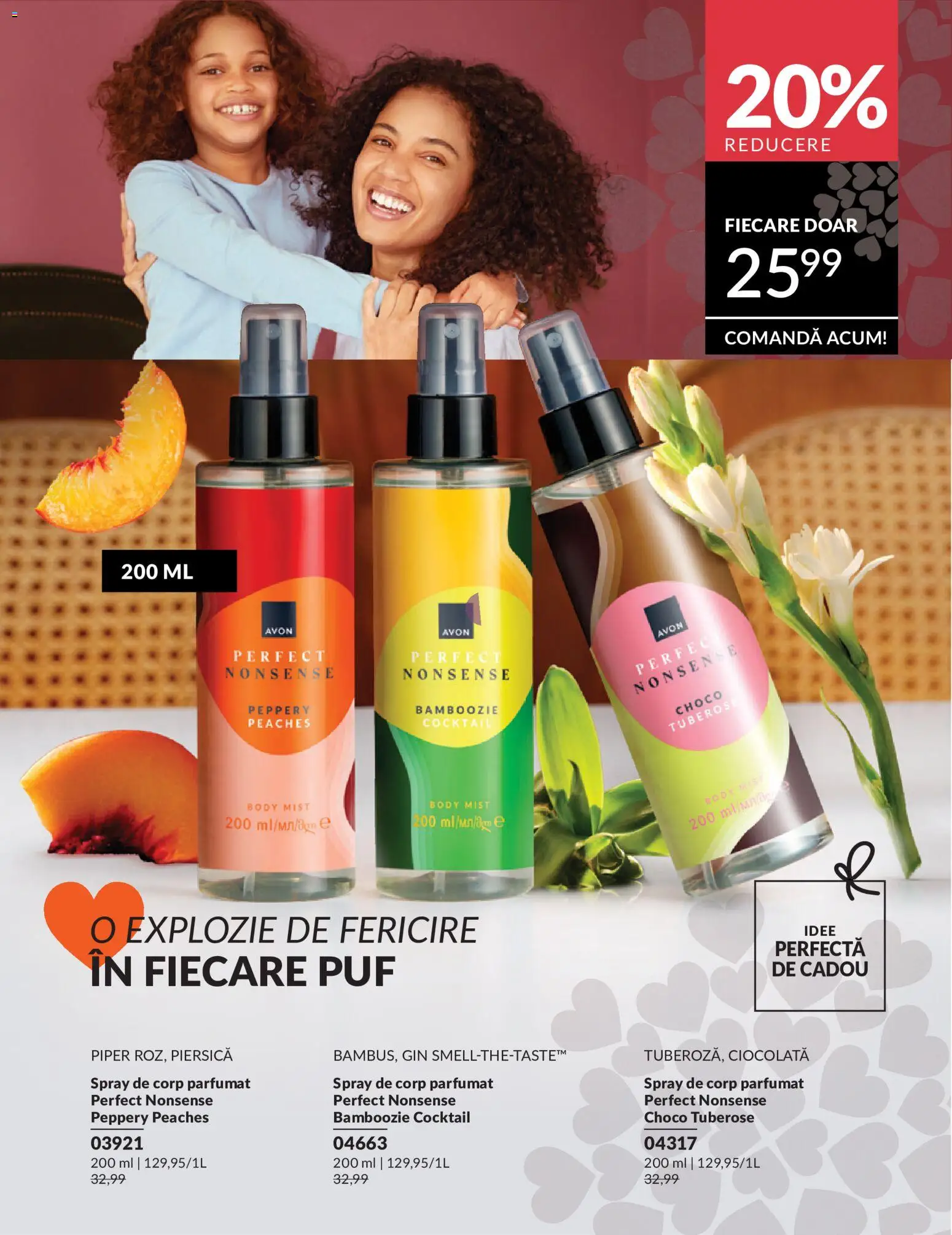 Catalog Avon 11 - 30 Mai 2026 | Pagina 54 | Produse: Piersică, Ciocolată, Gin, Piper