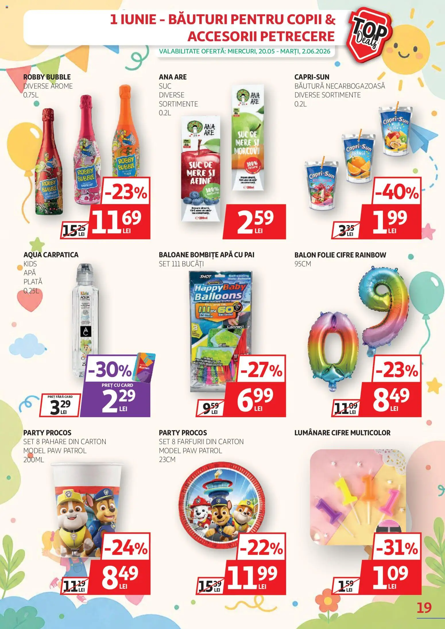 Catalog Auchan 20 Mai - 1 Iunie 2026 | Pagina 19 | Produse: Pahare, Lumânare, Suc, Mere