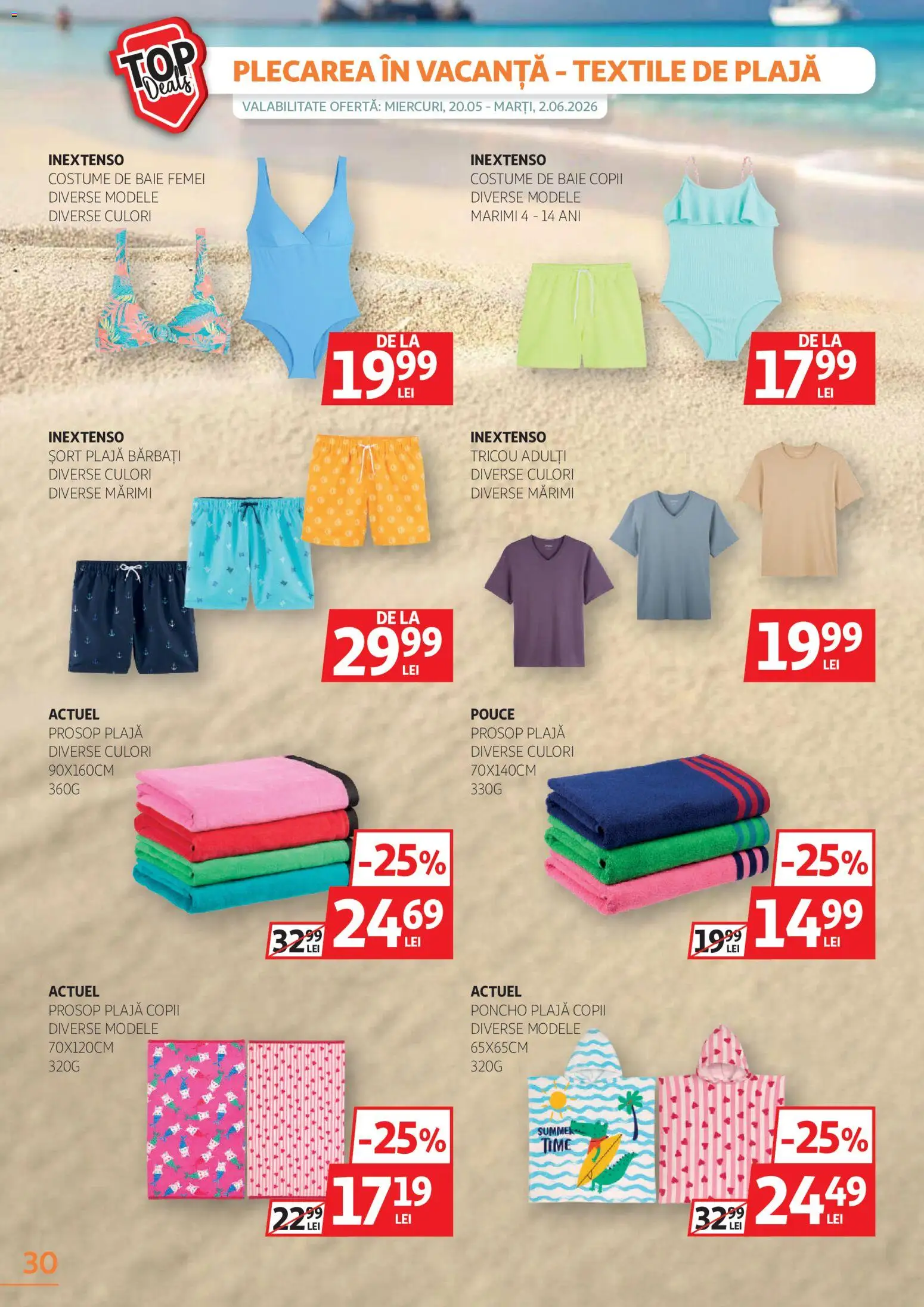 Catalog Auchan 20 Mai - 1 Iunie 2026 | Pagina 30 | Produse: Șort, Tricou