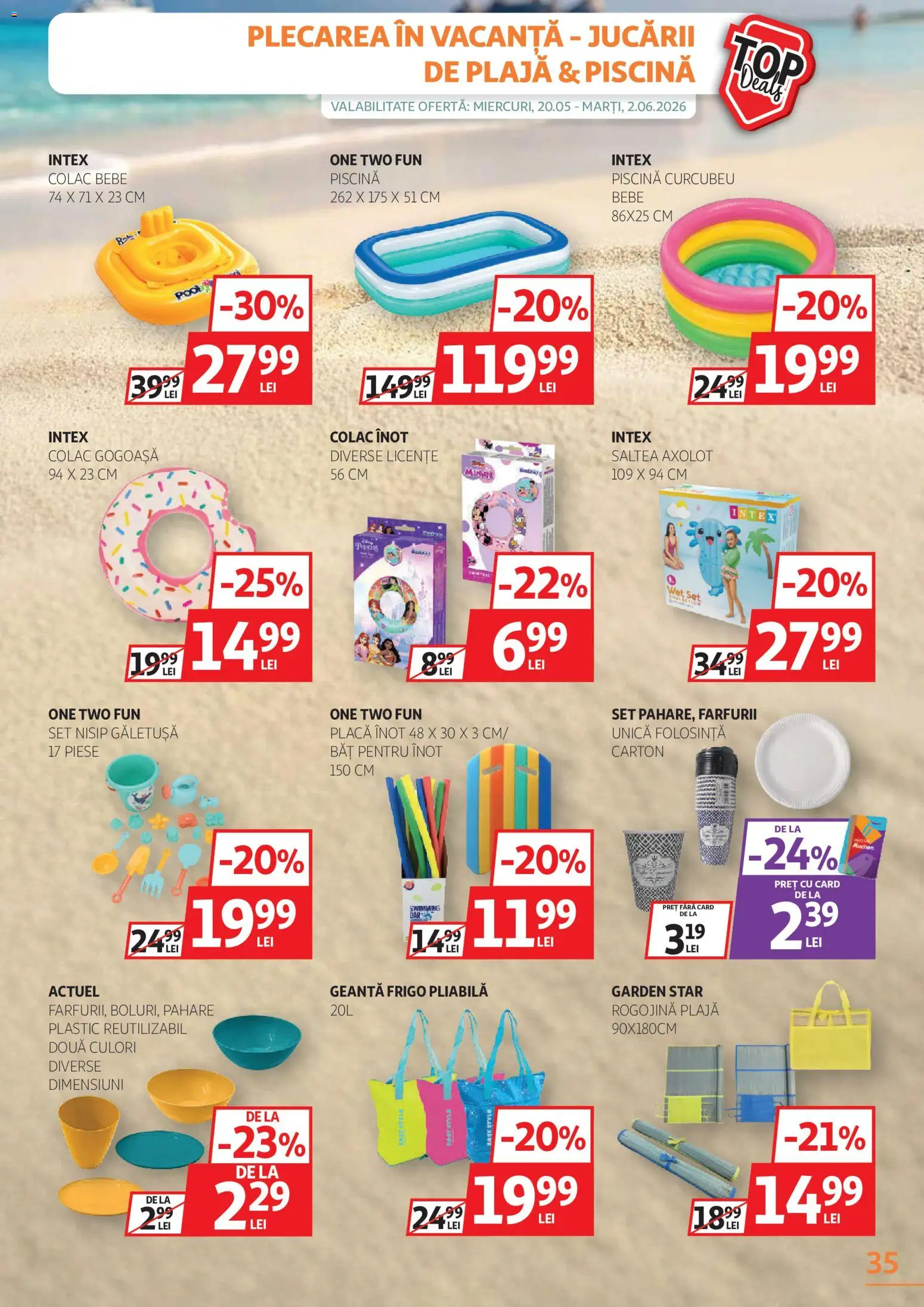 Catalog Auchan 20 Mai - 1 Iunie 2026 | Pagina 35 | Produse: Delgeç, Geantă, Divan, Rogojină
