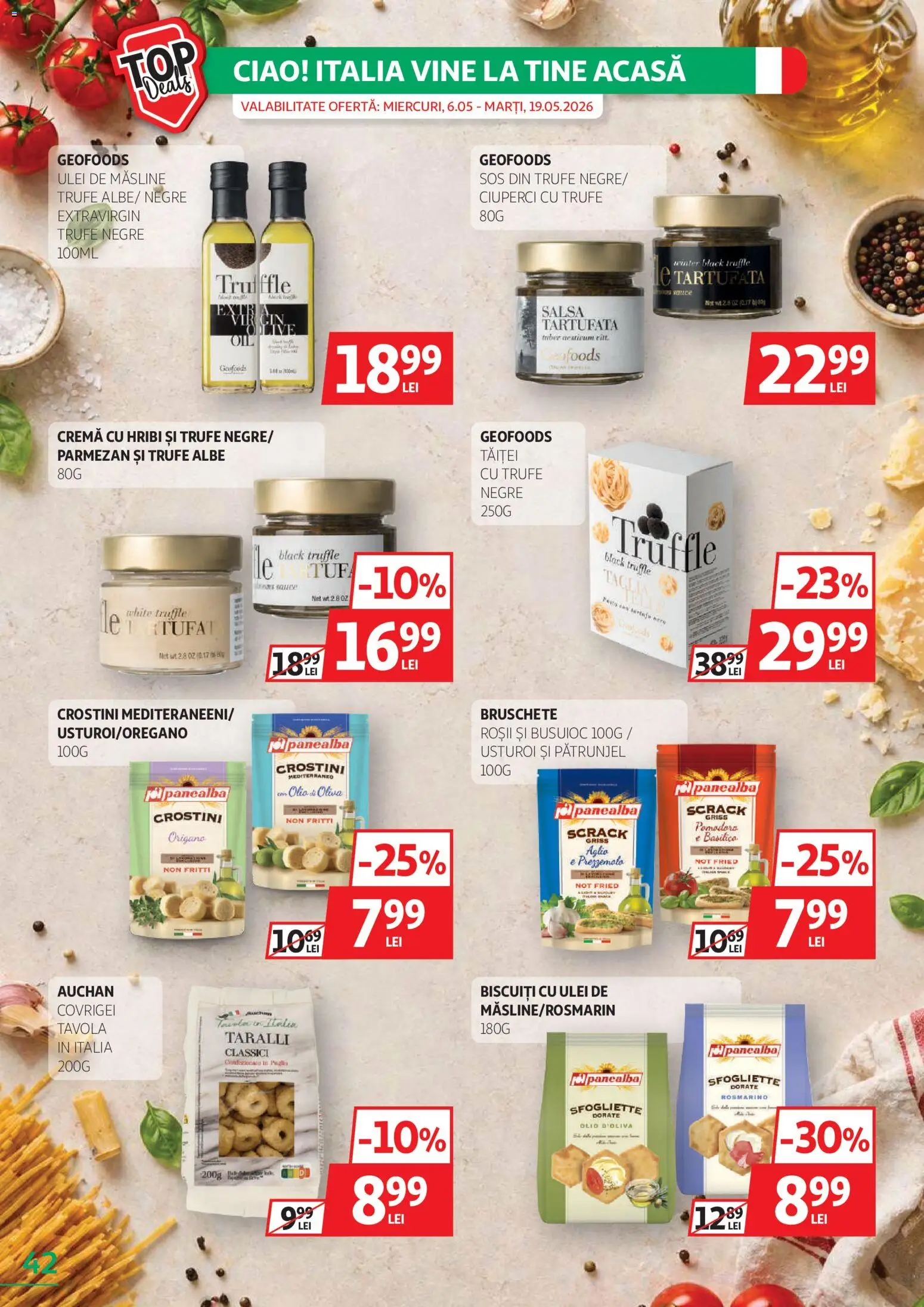 Catalog Auchan 20 Mai - 1 Iunie 2026 | Pagina 42 | Produse: Pătrunjel, Măsline, Cremă, Roșii
