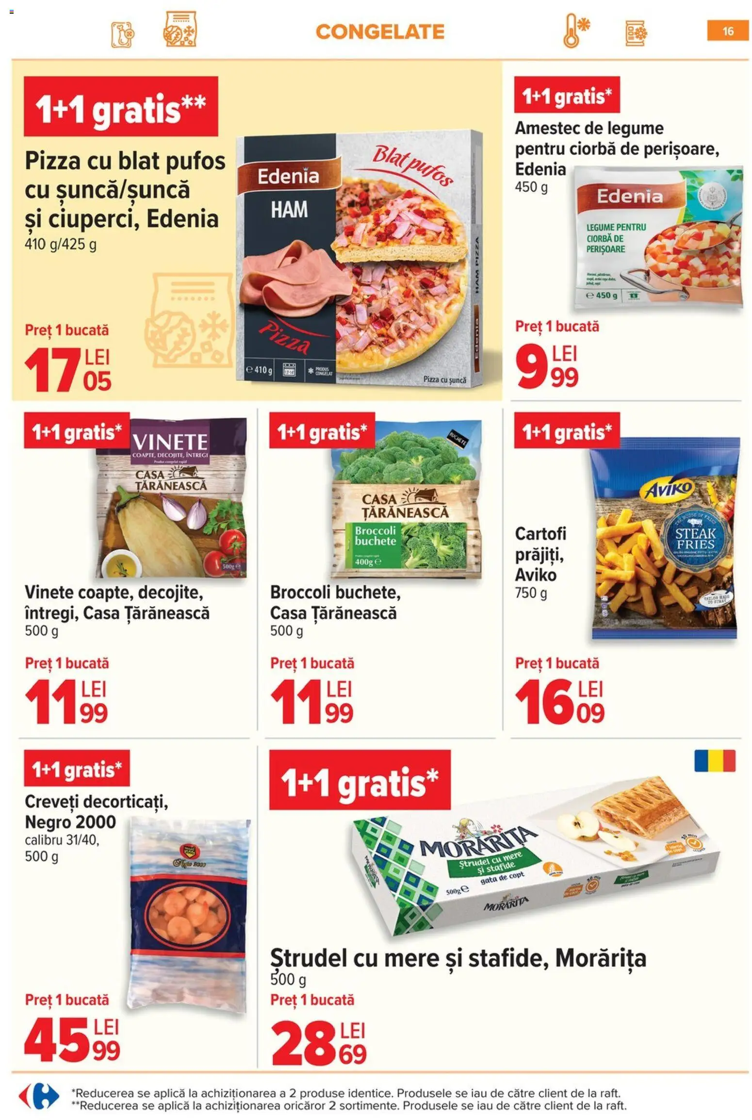 Catalog Carrefour 20 Mai - 1 Iunie 2026 | Pagina 16 | Produse: Șuncă, Pizza, Mere, Cartofi