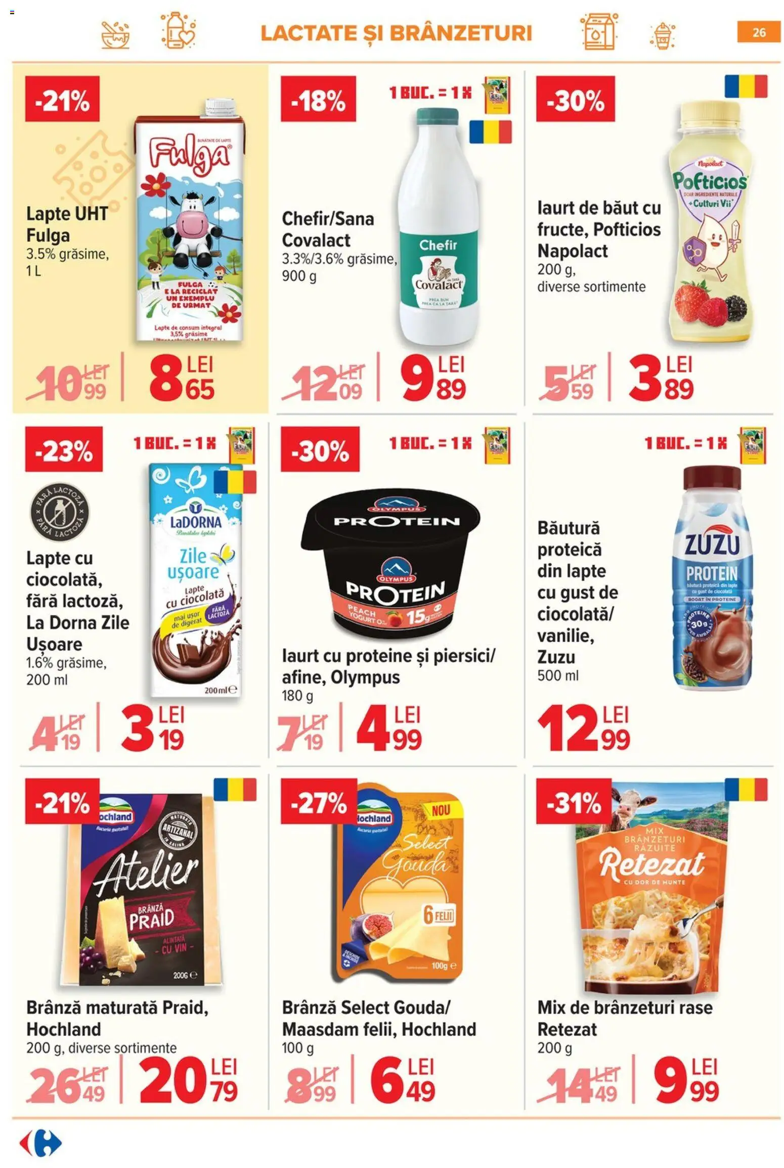 Catalog Carrefour 20 Mai - 1 Iunie 2026 | Pagina 26 | Produse: Masaüstü kılıfı, Brânză, Ciocolată, Vin