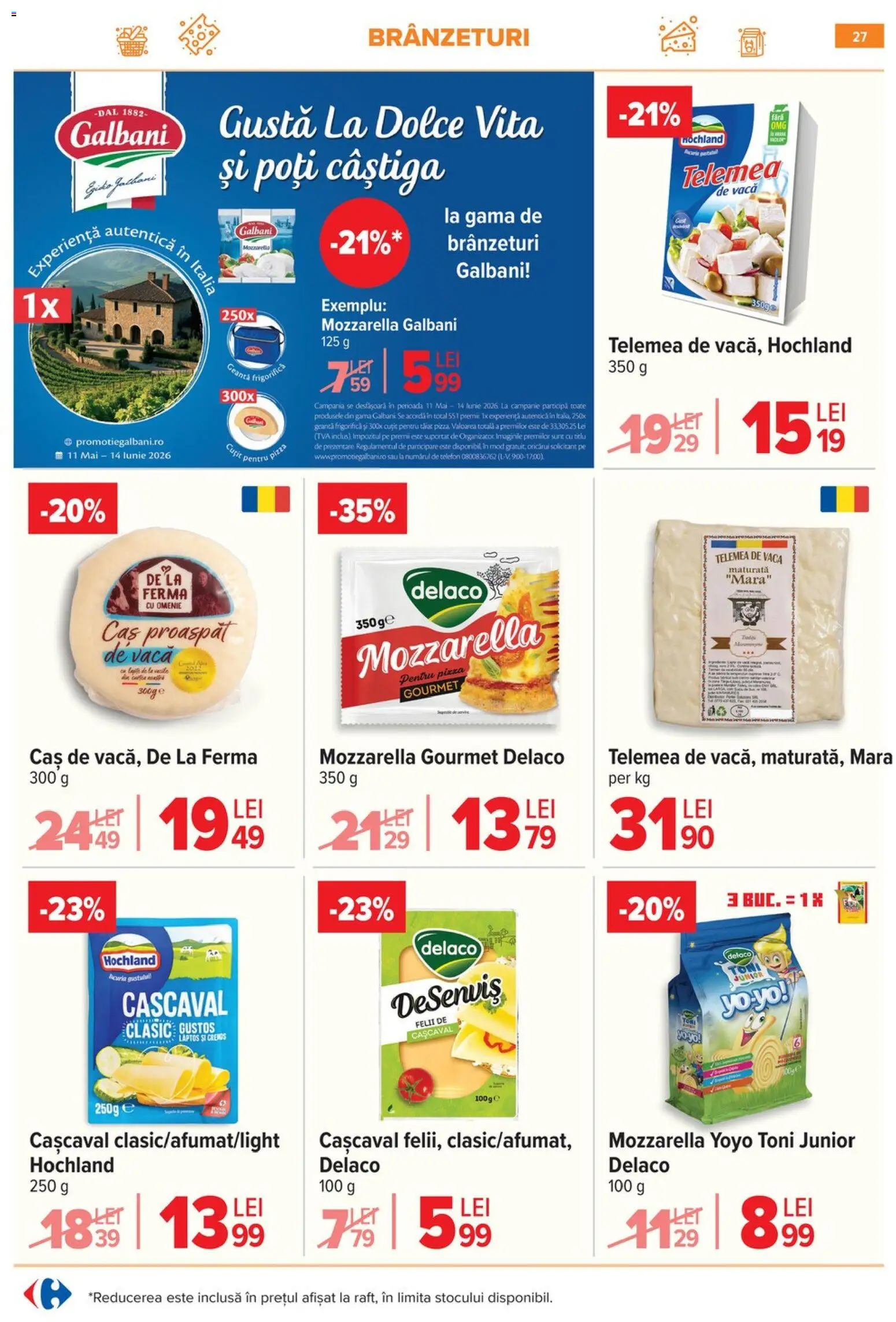 Catalog Carrefour 20 Mai - 1 Iunie 2026 | Pagina 27 | Produse: Telefon, Light Kedi Konservesi, Cuțit, Pizza