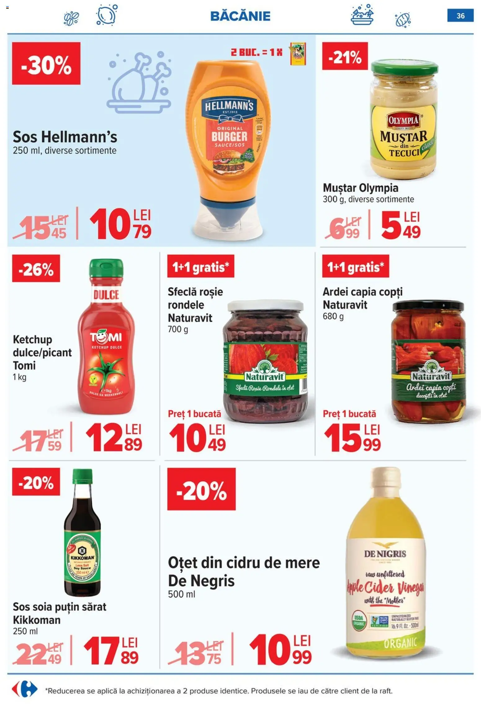 Catalog Carrefour 20 Mai - 1 Iunie 2026 | Pagina 36 | Produse: Ardei, Apple, Muștar, Ketchup