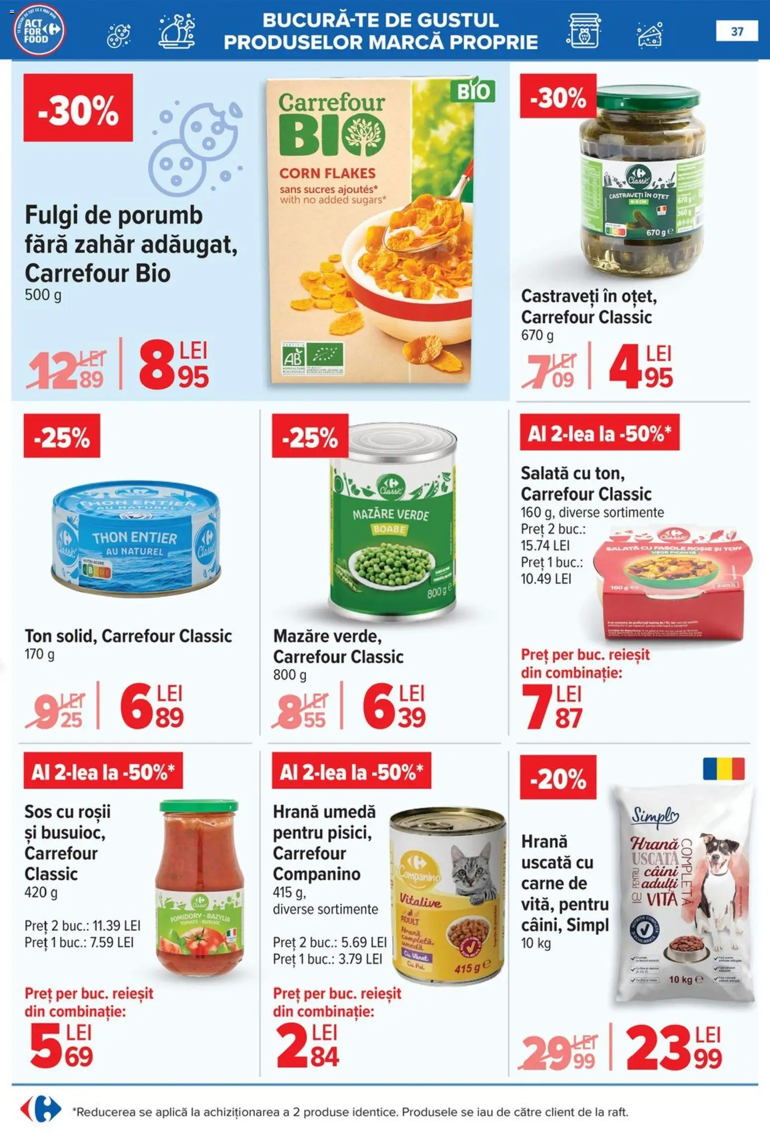Catalog Carrefour 20 Mai - 1 Iunie 2026 | Pagina 37 | Produse: Şerit ödül, Oțet, Fulgi, Zahăr