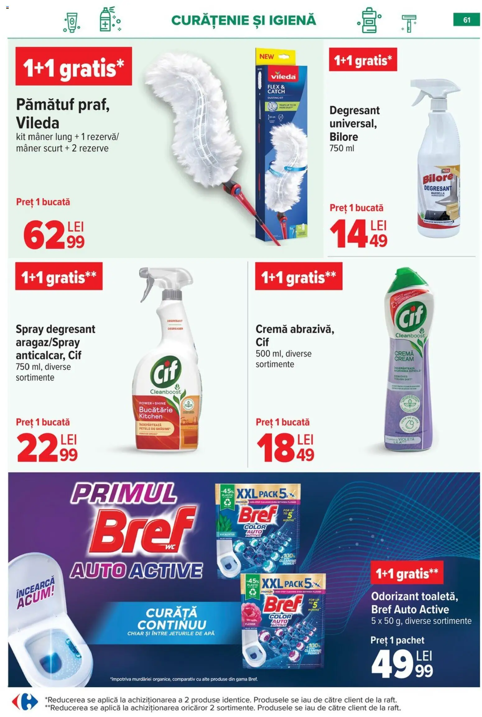 Catalog Carrefour 20 Mai - 1 Iunie 2026 | Pagina 61 | Produse: Mâner, Bucătărie, Cremă, Apă