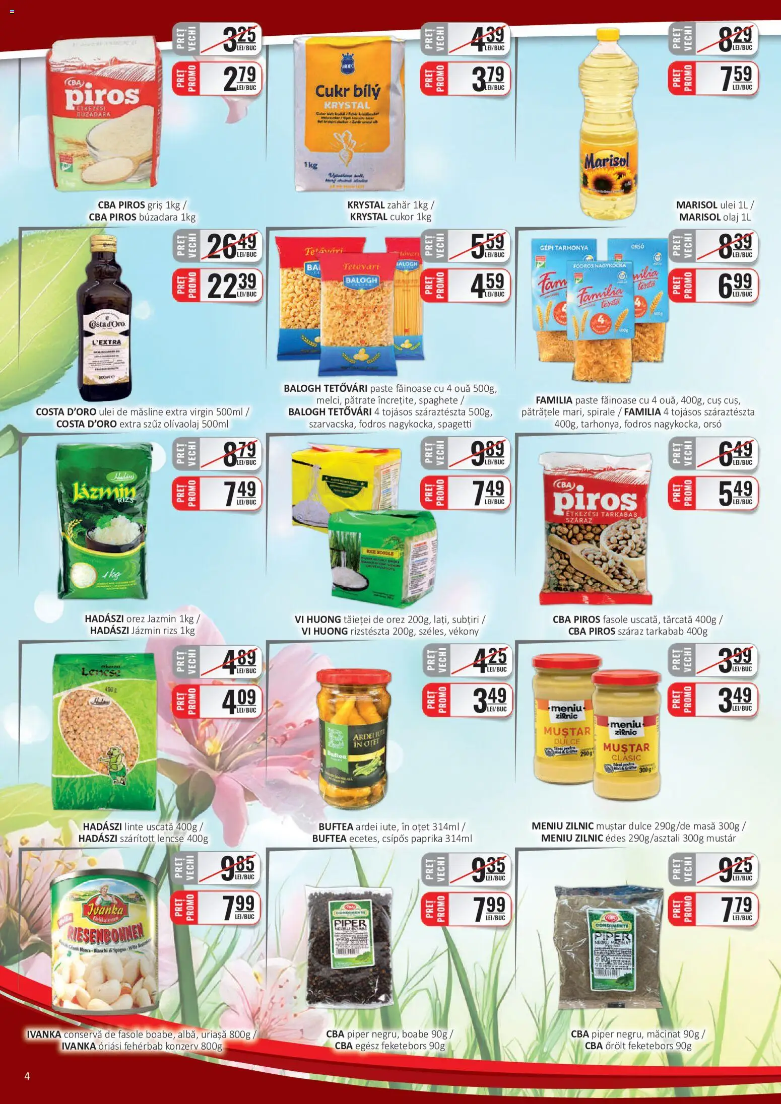 Catalog CBA 16 - 30 Mai 2026 | Pagina 4 | Produse: Ardei, Ulei, Oțet, Condimente