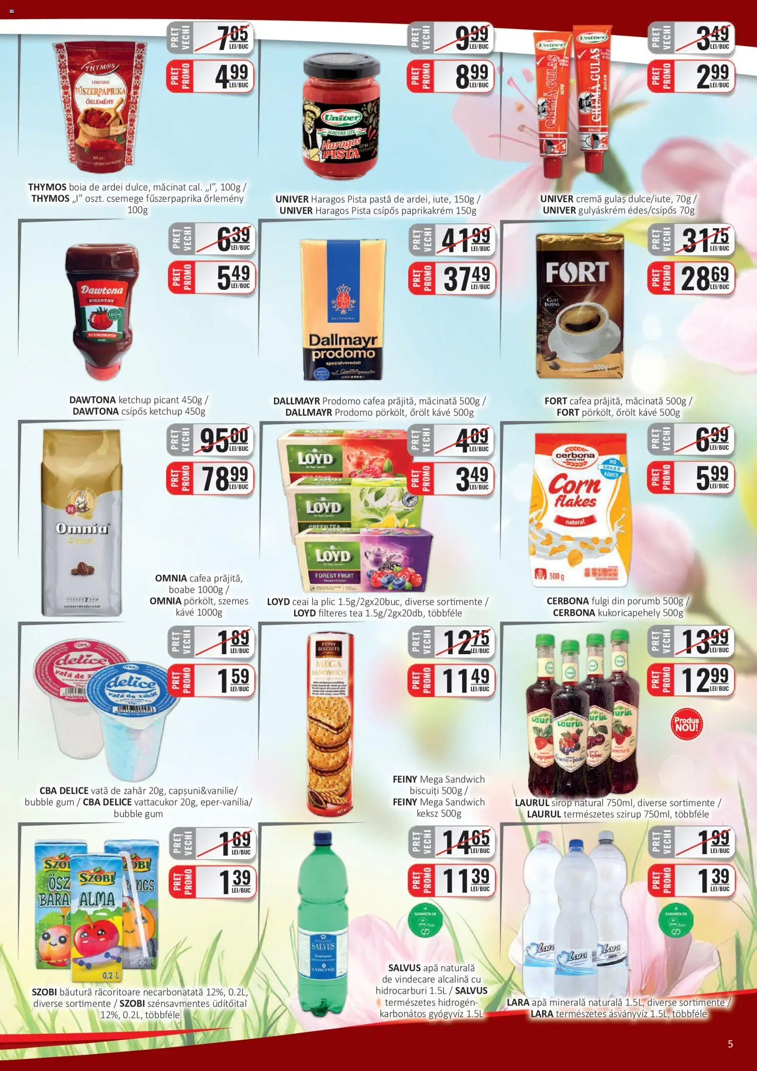 Catalog CBA 16 - 30 Mai 2026 | Pagina 5 | Produse: Cafea, Sirop, Biscuiți, Porumb
