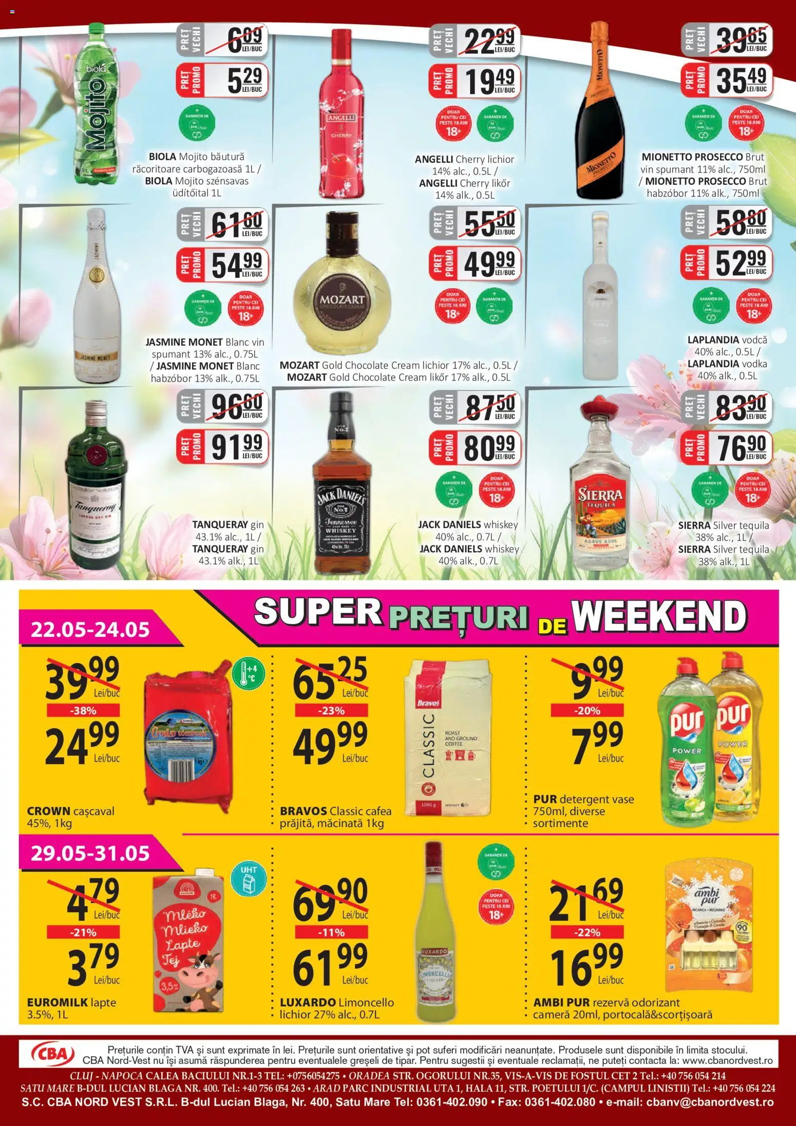 Catalog CBA 16 - 30 Mai 2026 | Pagina 8 | Produse: Cameră, Cașcaval, Prosecco, Whiskey