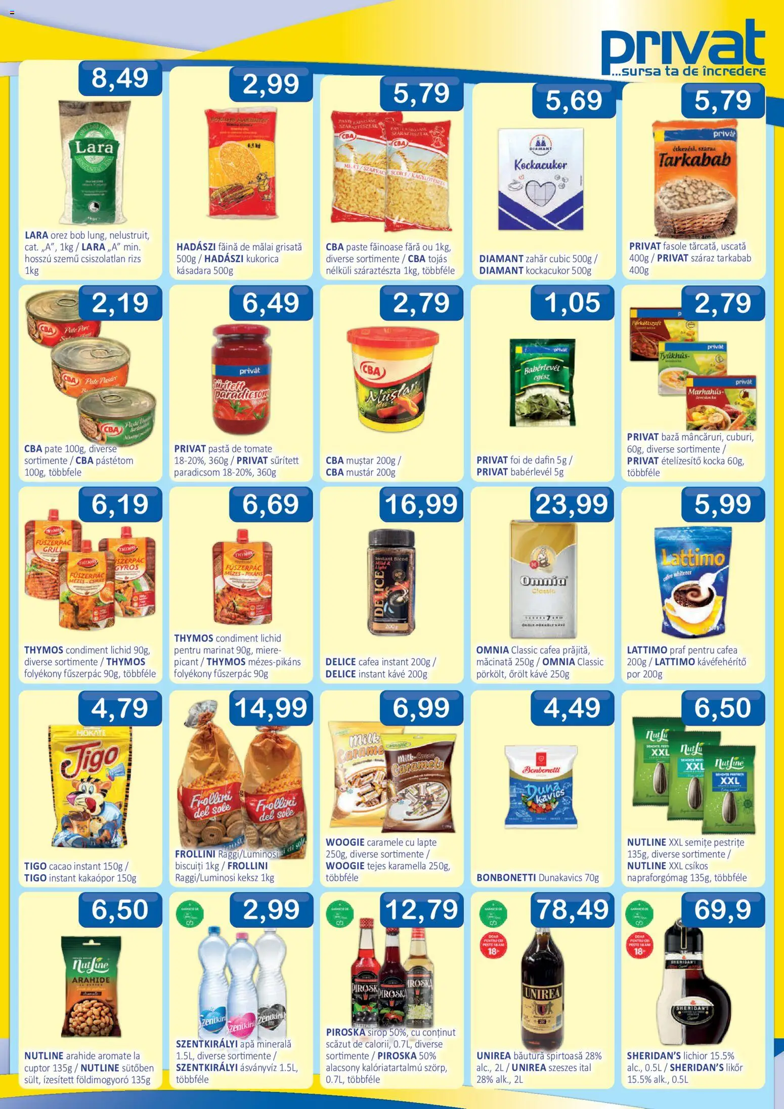 Catalog CBA 15 - 28 Mai 2026 | Pagina 3 | Produse: Arahide, Pastă de tomate, Muștar, Cacao