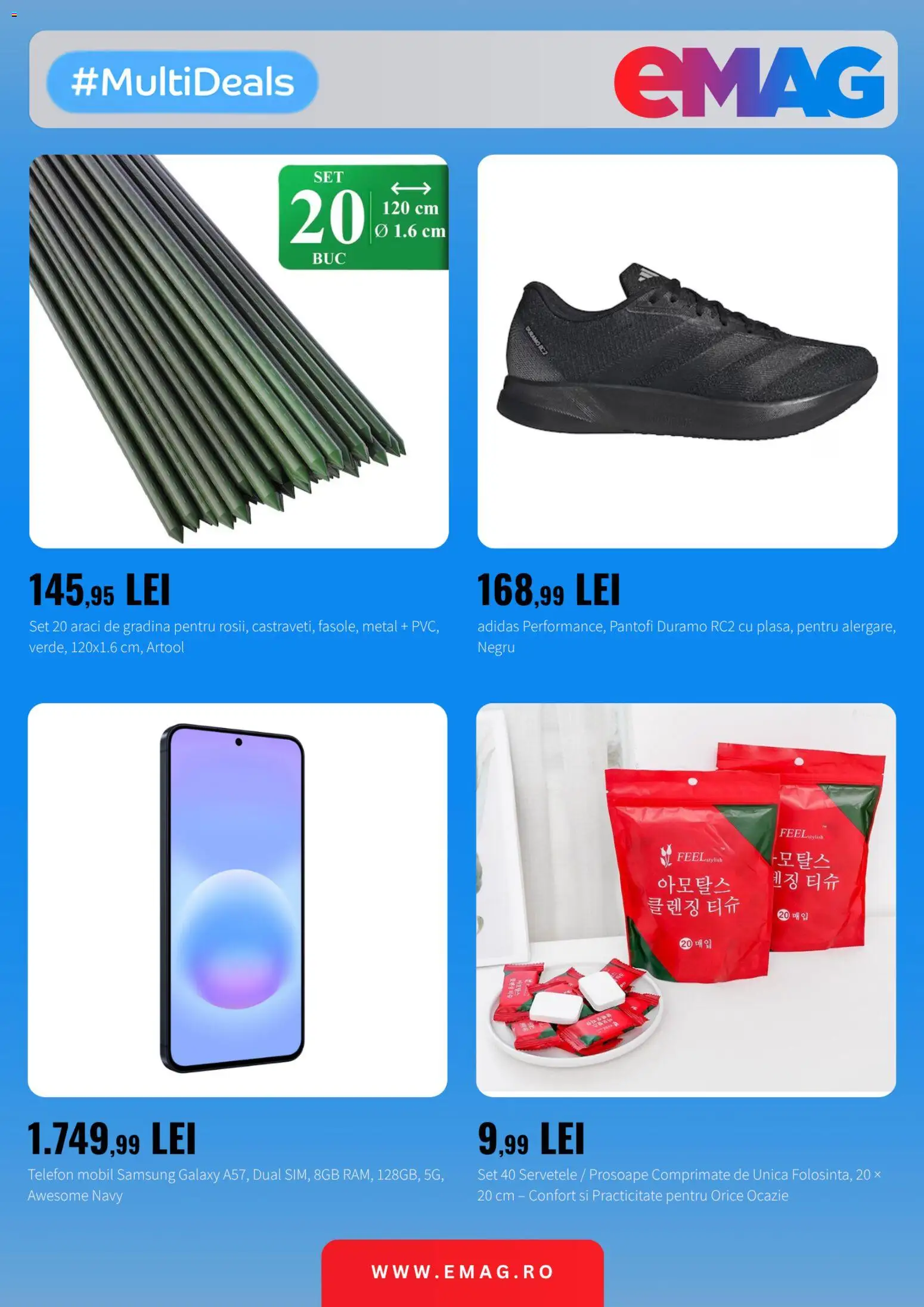 Catalog eMag 20 Mai - 12 Iulie 2026 | Pagina 2 | Produse: Telefon, Pantofi