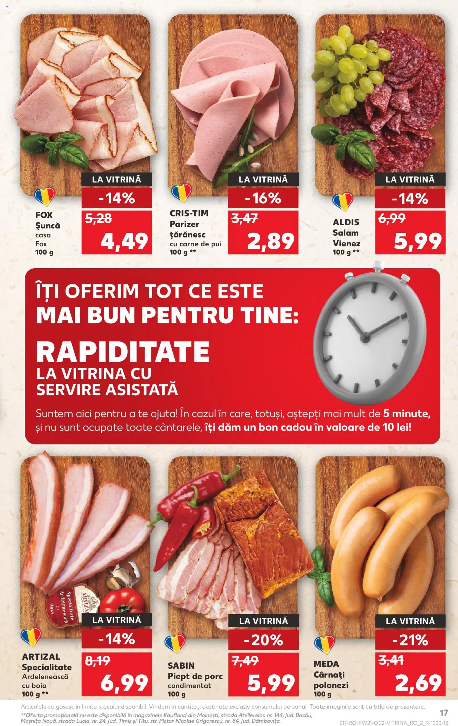 Catalog Kaufland 20 - 25 Mai 2026 | Pagina 17 | Produse: Vitrină, Salam, Carne De Pui, Parizer