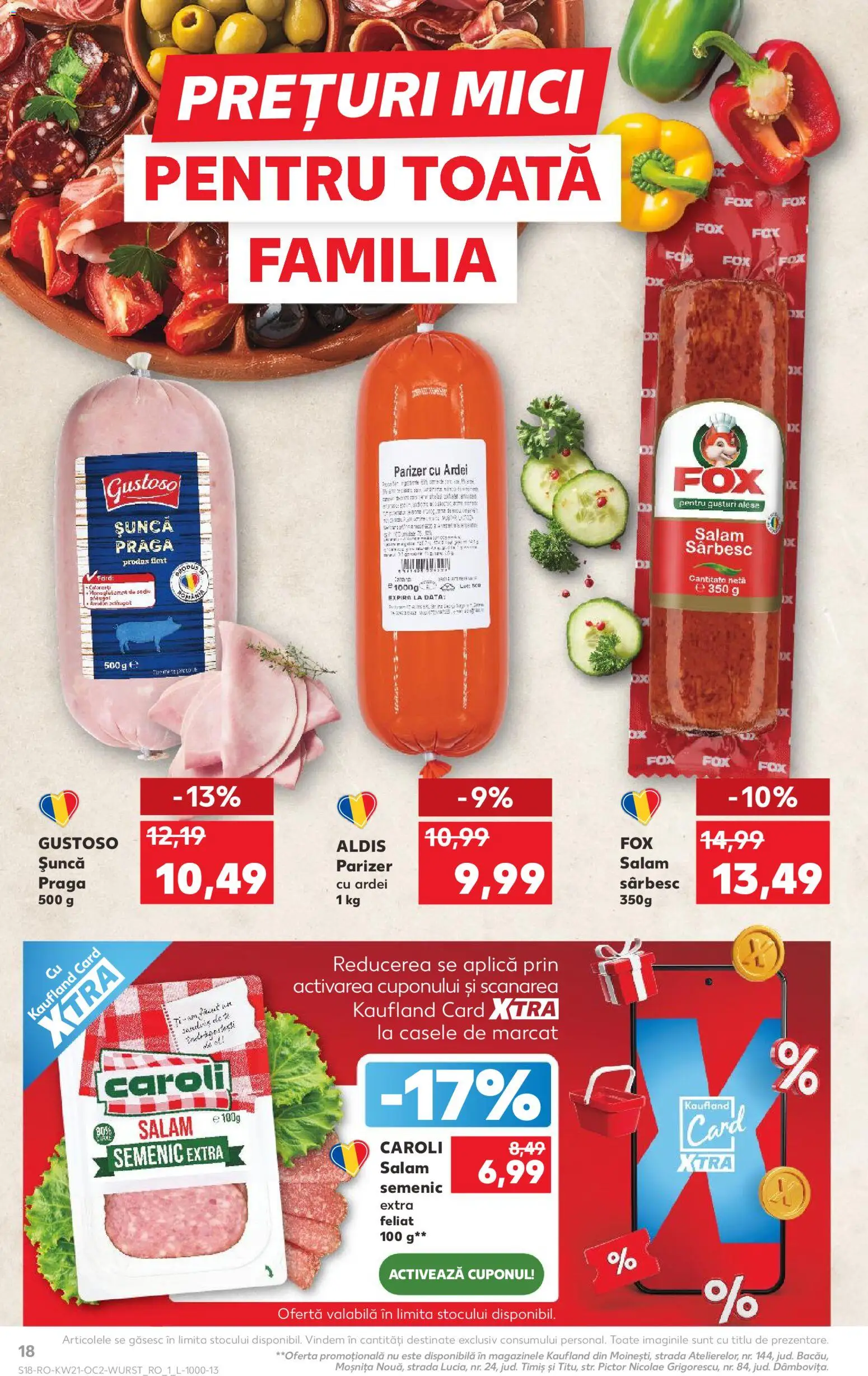 Catalog Kaufland 20 - 25 Mai 2026 | Pagina 18 | Produse: Ardei, Salam, Șuncă, Parizer