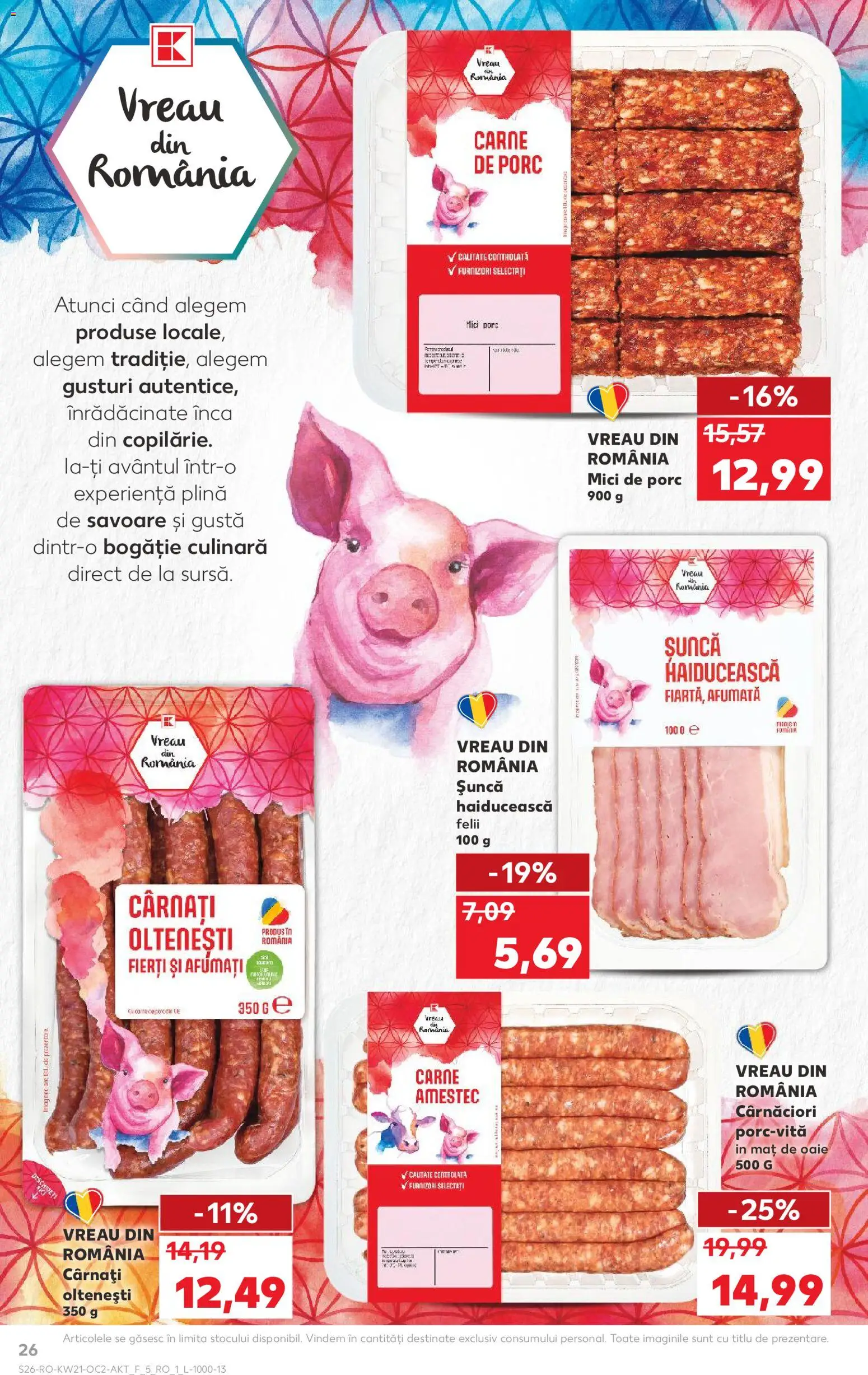 Catalog Kaufland 20 - 25 Mai 2026 | Pagina 26 | Produse: Mici, Șuncă, Cârnați
