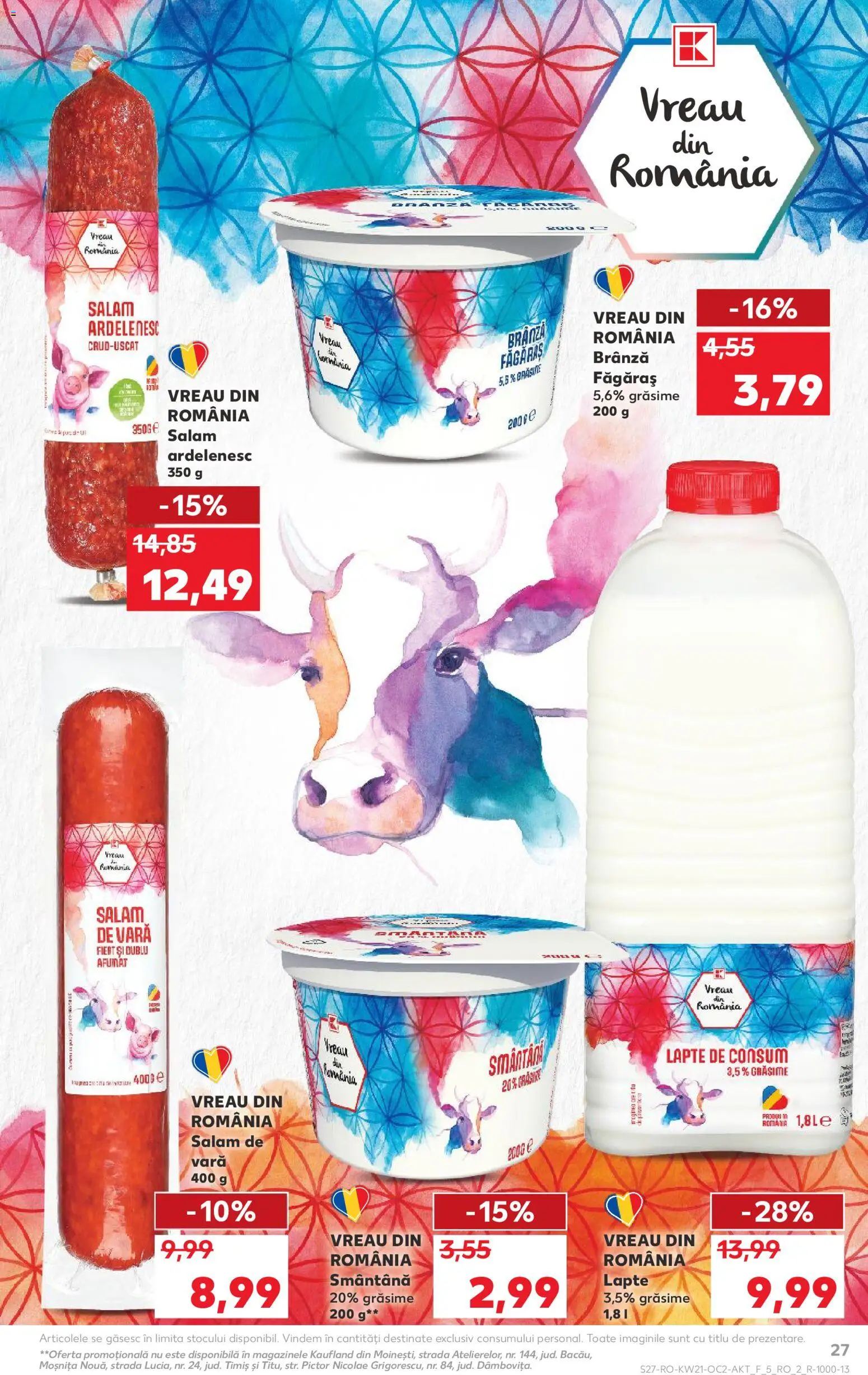 Catalog Kaufland 20 - 25 Mai 2026 | Pagina 27 | Produse: Lapte, Brânză, Salam, Smântână