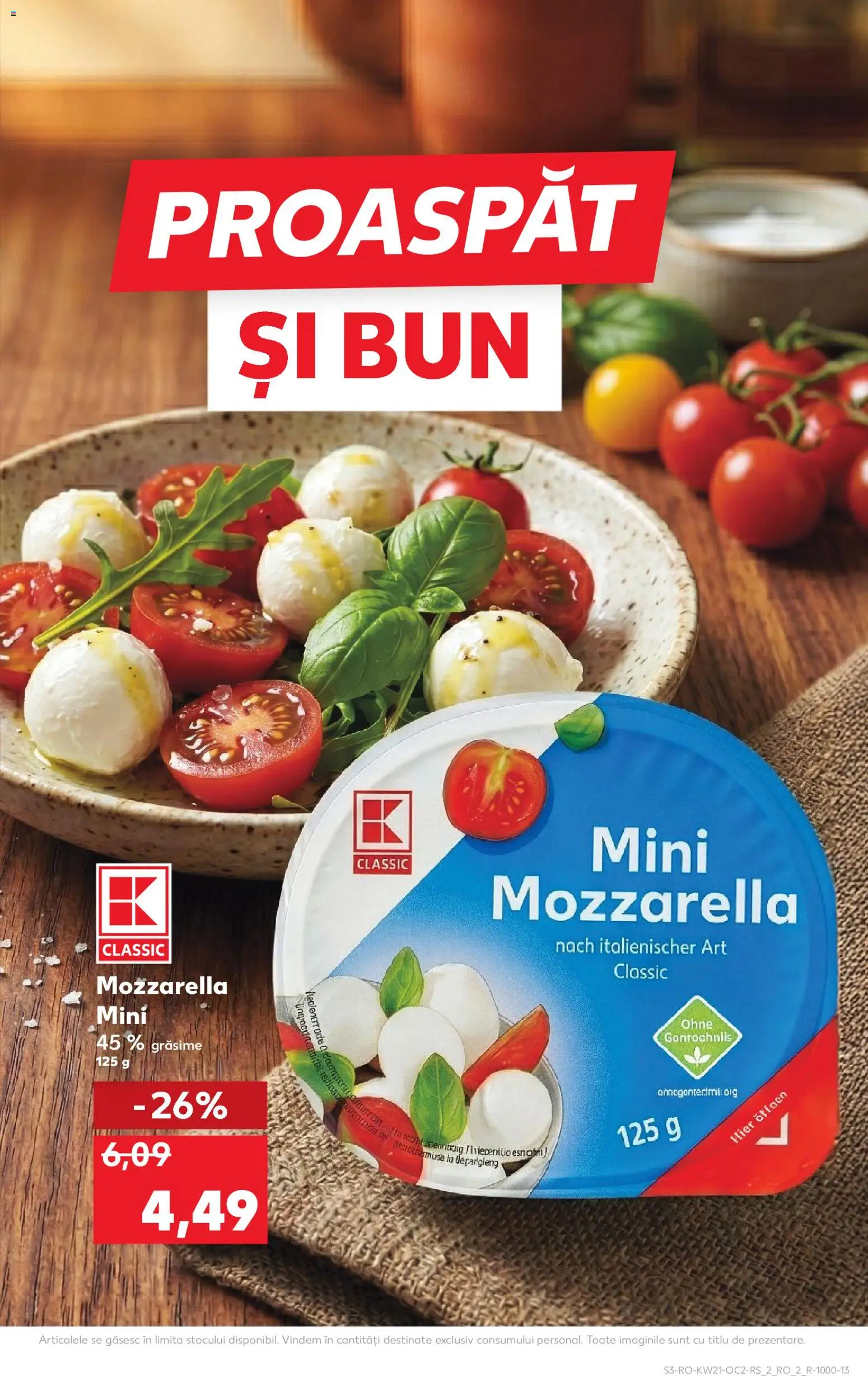 Catalog Kaufland 20 - 25 Mai 2026 | Pagina 3 | Produse: Mozzarella