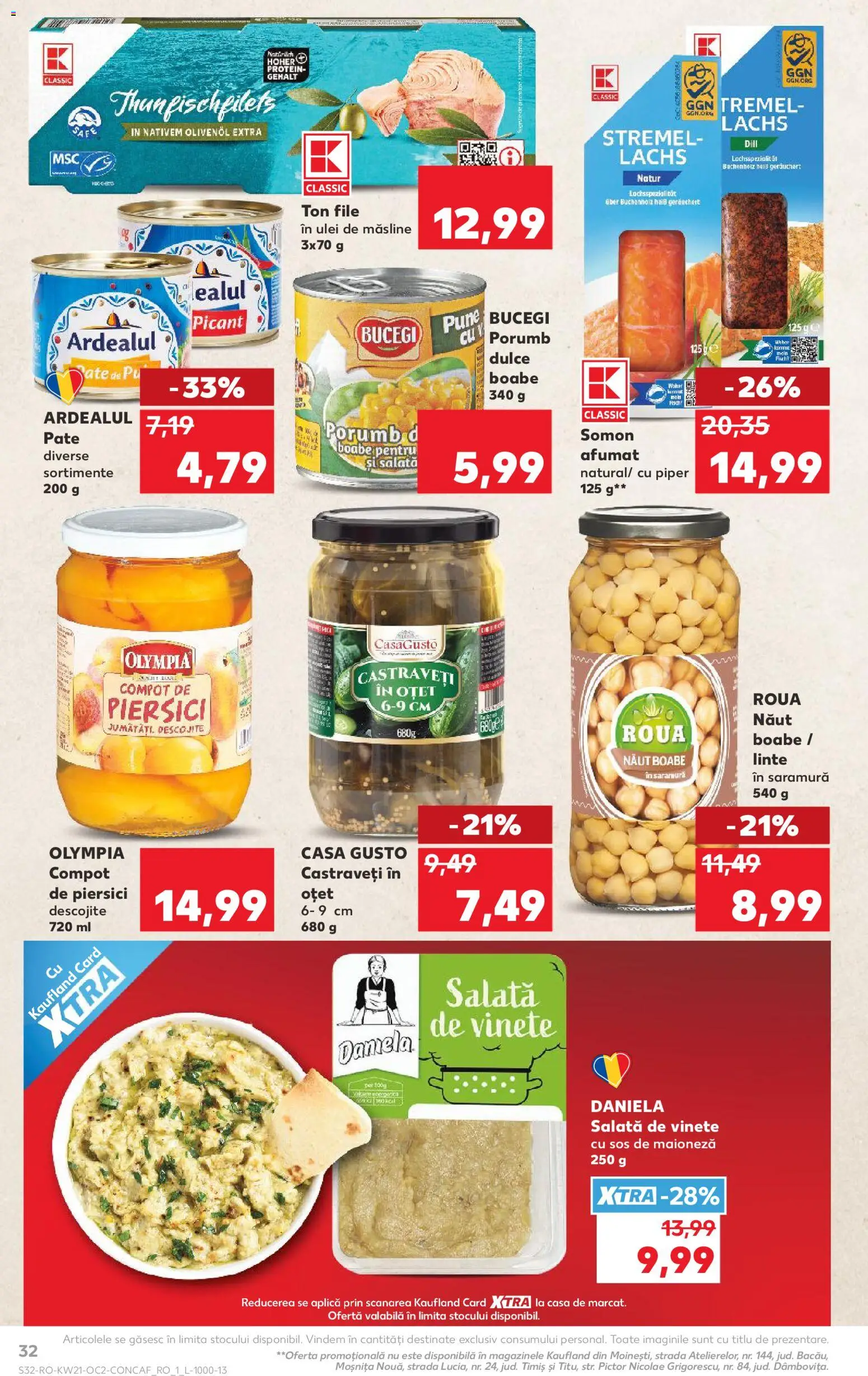 Catalog Kaufland 20 - 25 Mai 2026 | Pagina 32 | Produse: Măsline, Oțet, Castraveți, Porumb