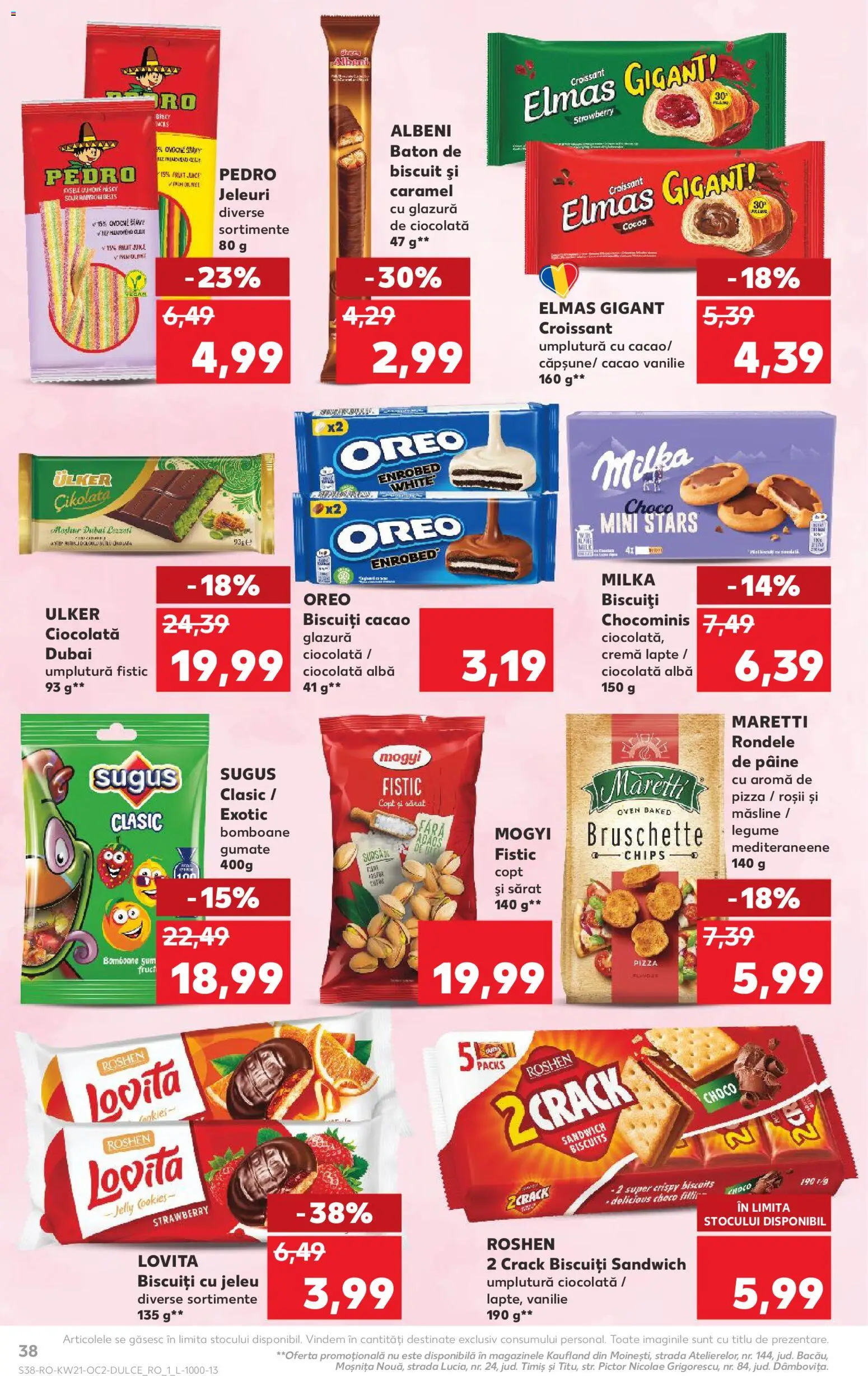Catalog Kaufland 20 - 25 Mai 2026 | Pagina 38 | Produse: Pizza, Roșii, Fistic, Bomboane
