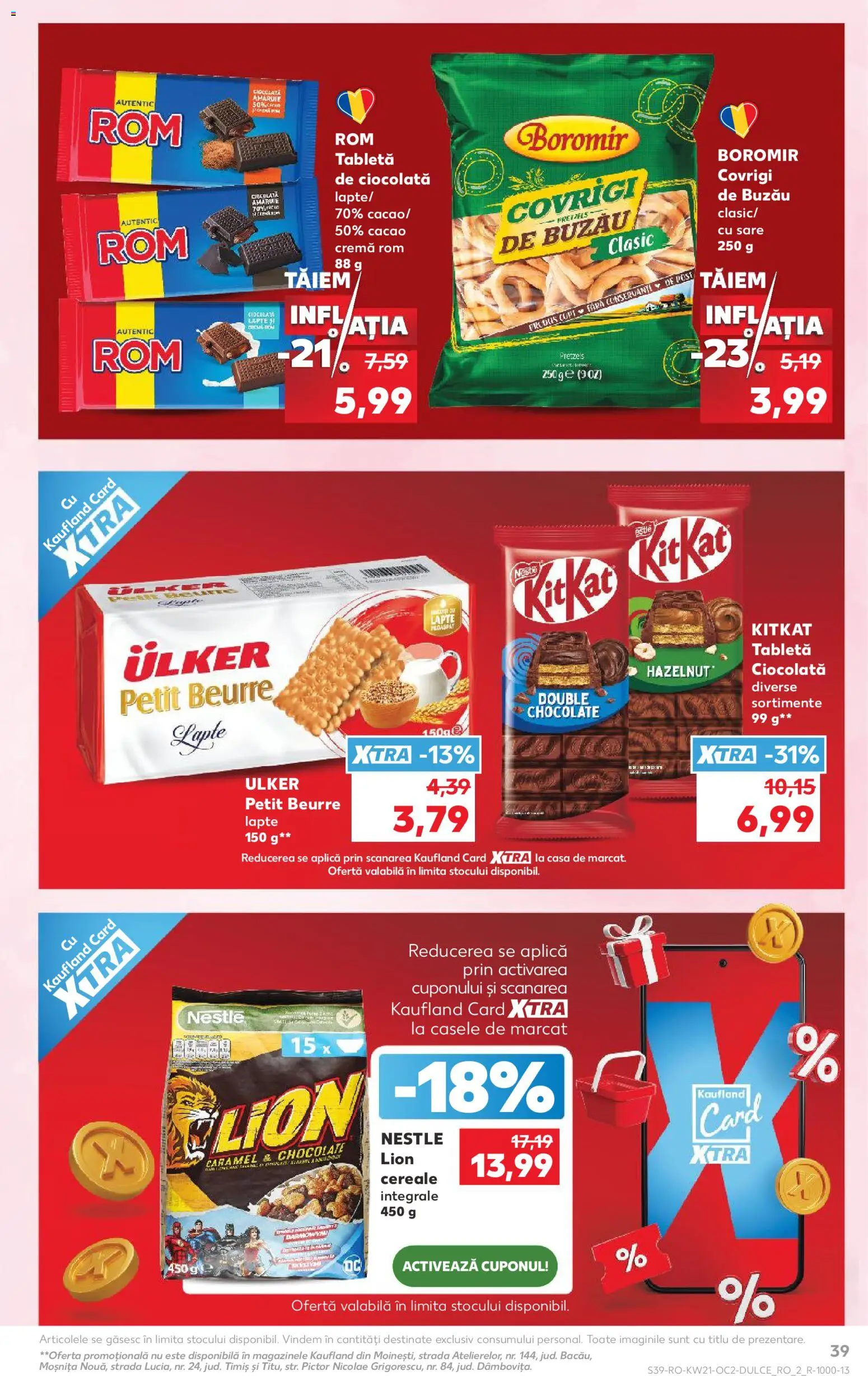 Catalog Kaufland 20 - 25 Mai 2026 | Pagina 39 | Produse: Tabletă, Cremă, Ciocolată, Rom