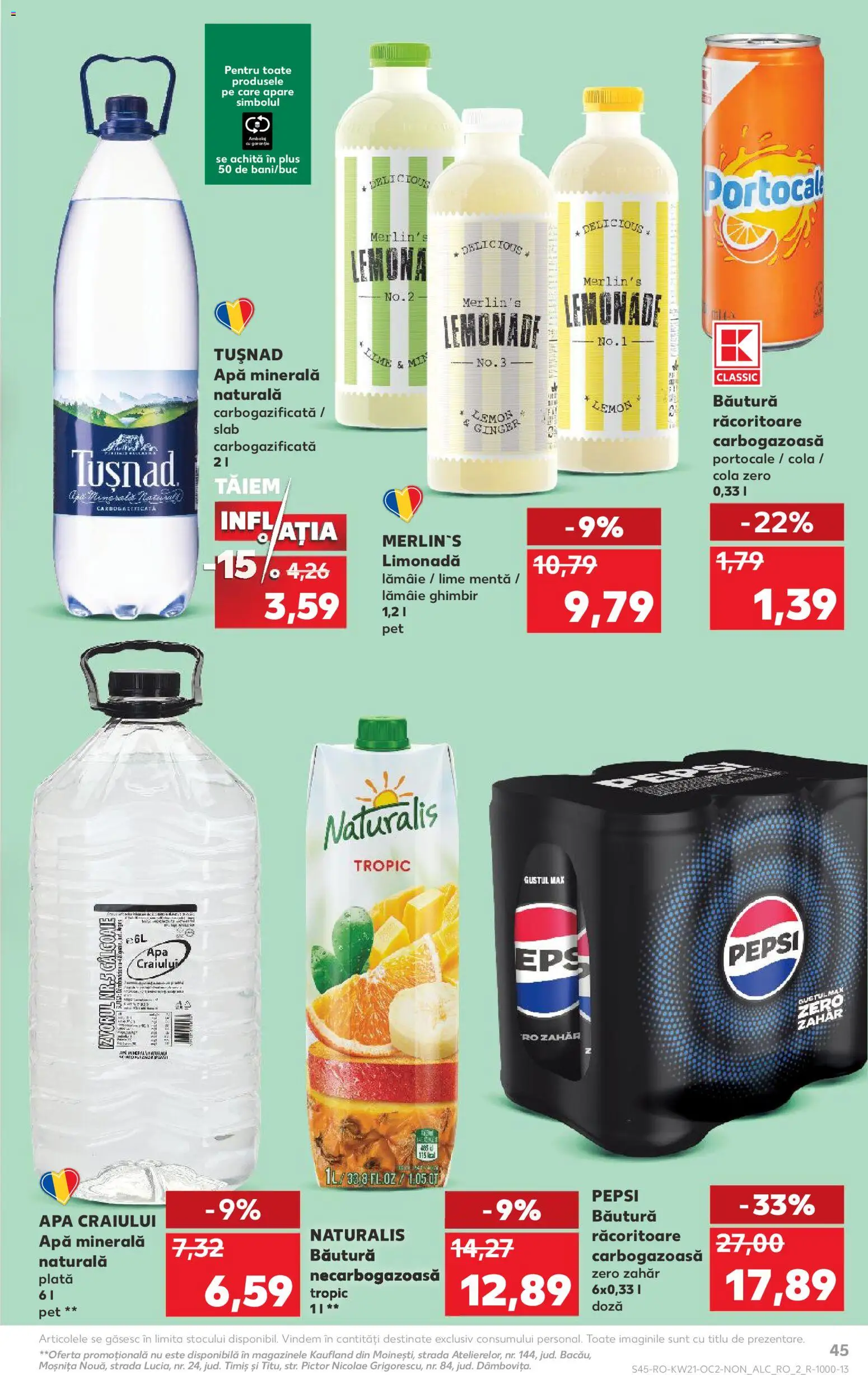 Catalog Kaufland 20 - 25 Mai 2026 | Pagina 45 | Produse: Sıcak su torbası, Yazı tahtası kalemi, Zahăr, Lămâie