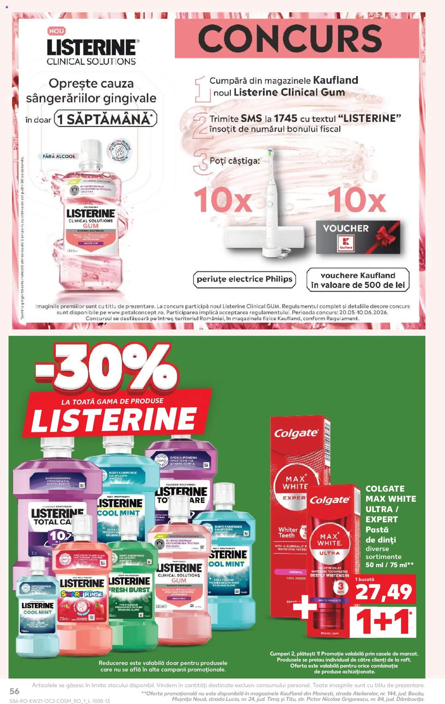 Catalog Kaufland 20 - 25 Mai 2026 | Pagina 56 | Produse: Enginar, Pastă de dinți, Apă de gură, Apă