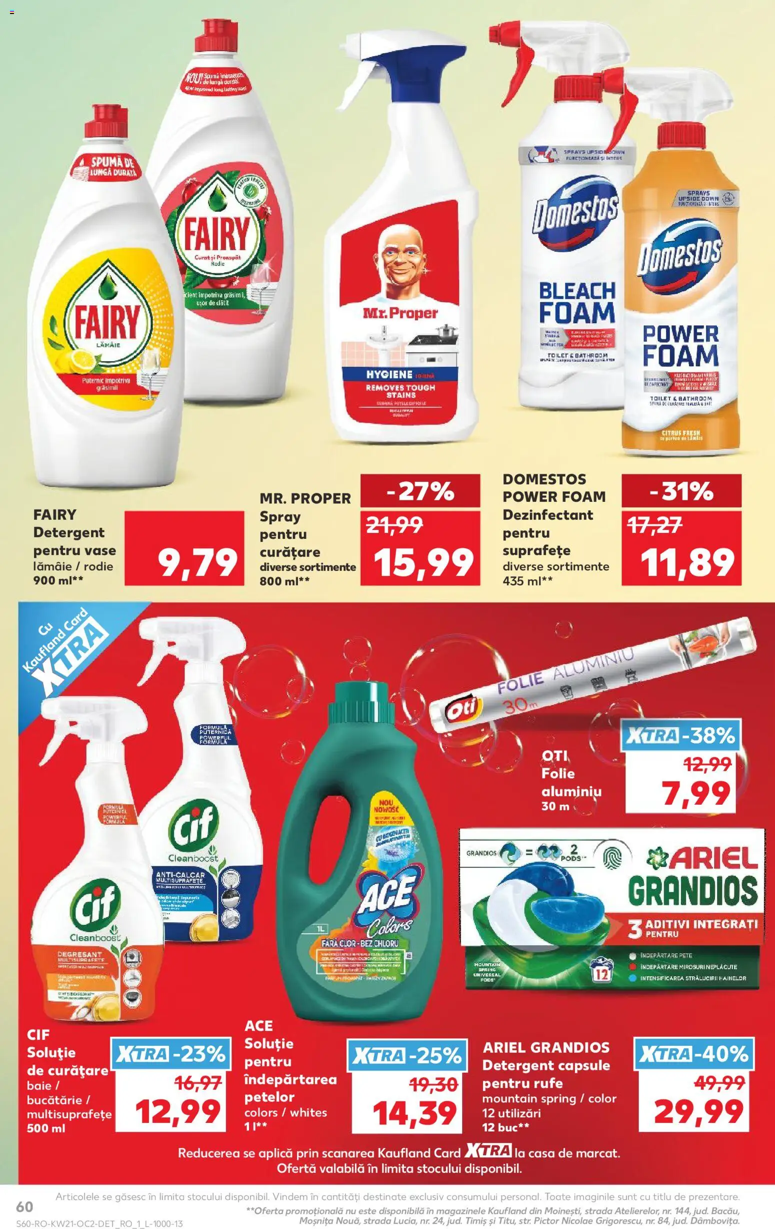 Catalog Kaufland 20 - 25 Mai 2026 | Pagina 60 | Produse: Detergent, Îndepărtarea petelor, Demlik, Lămâie