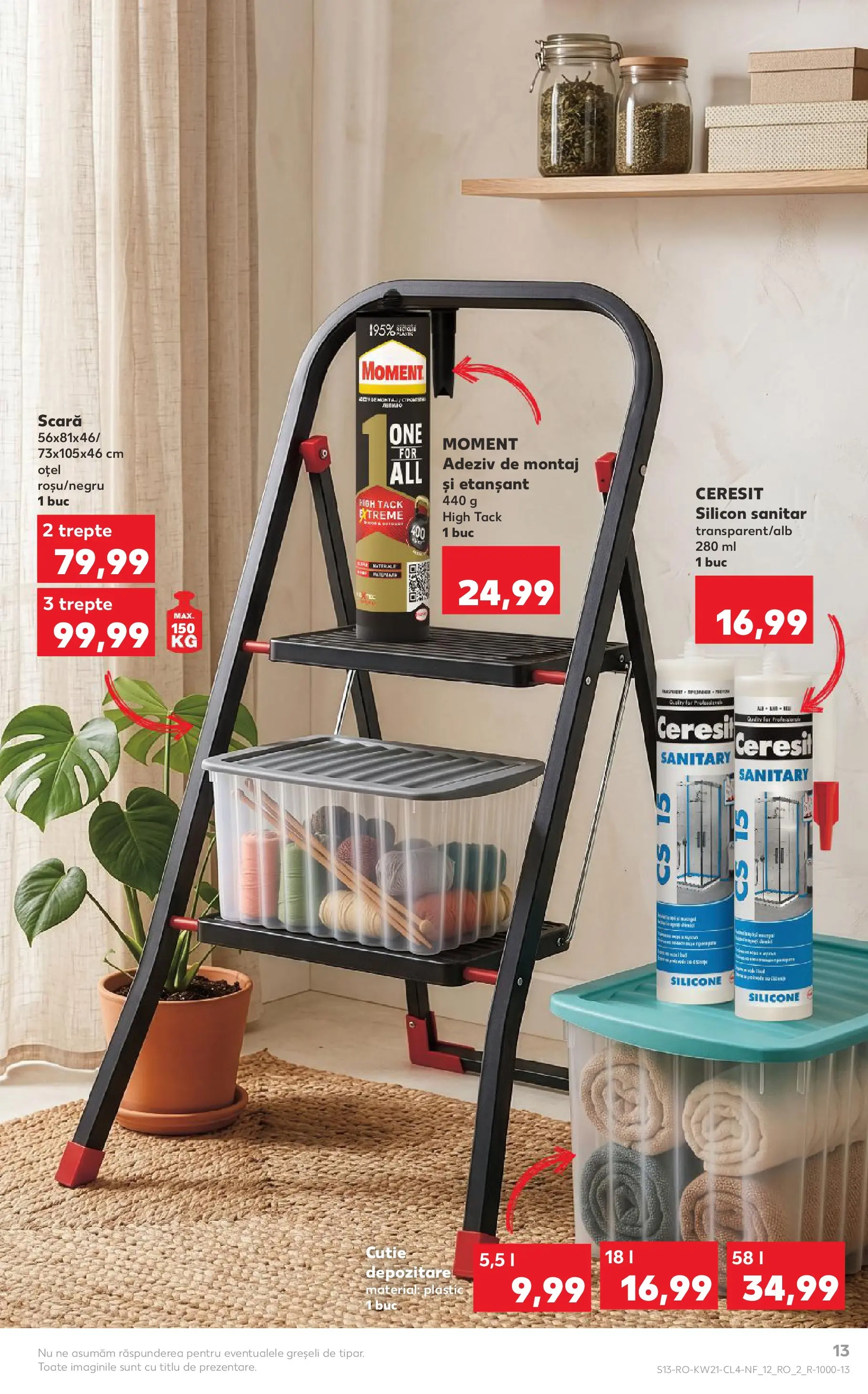Catalog Kaufland 20 - 25 Mai 2026 | Pagina 13 | Produse: Scară, Cutie, Adeziv