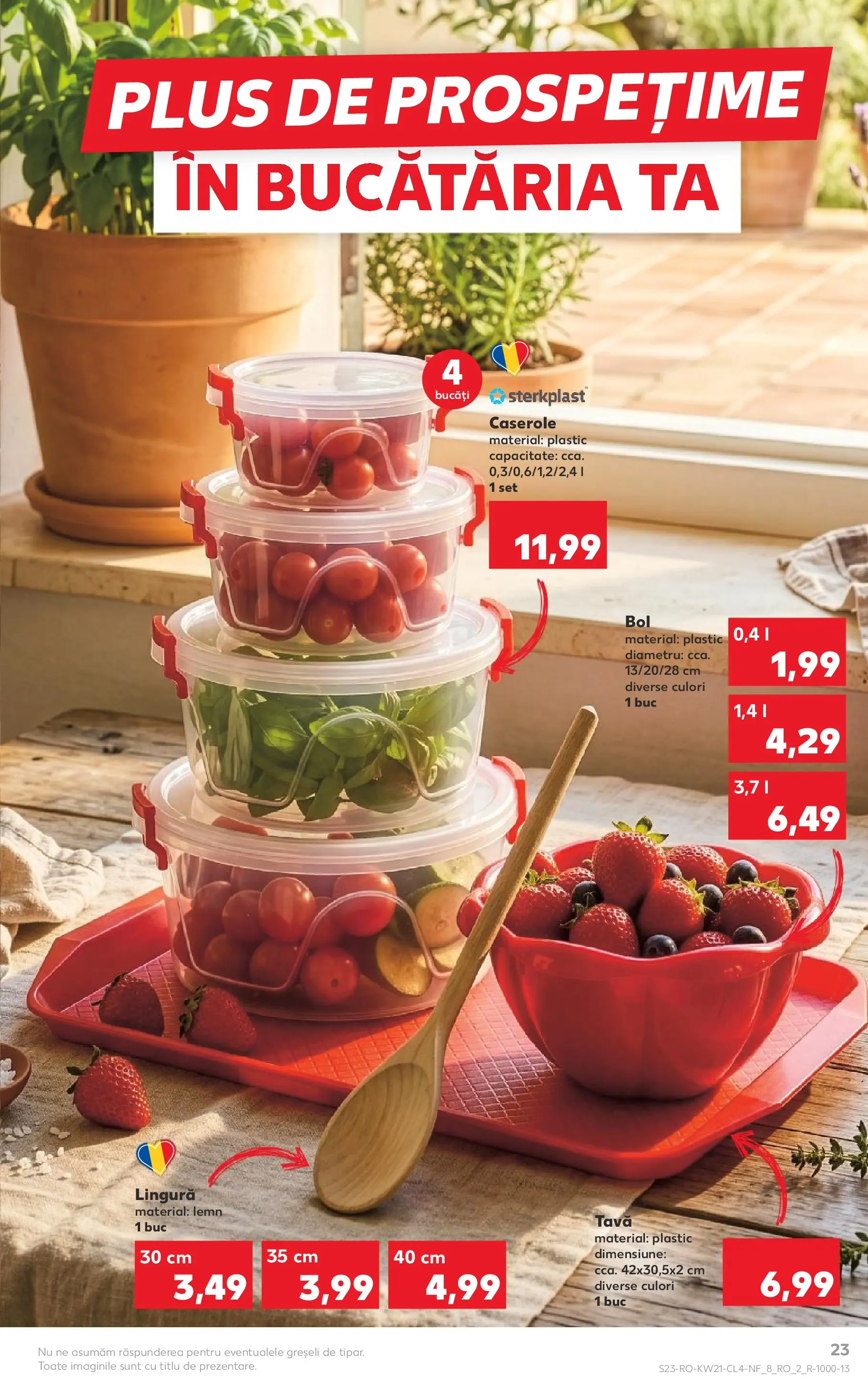 Catalog Kaufland 20 - 25 Mai 2026 | Pagina 23 | Produse: Caserole, Bol