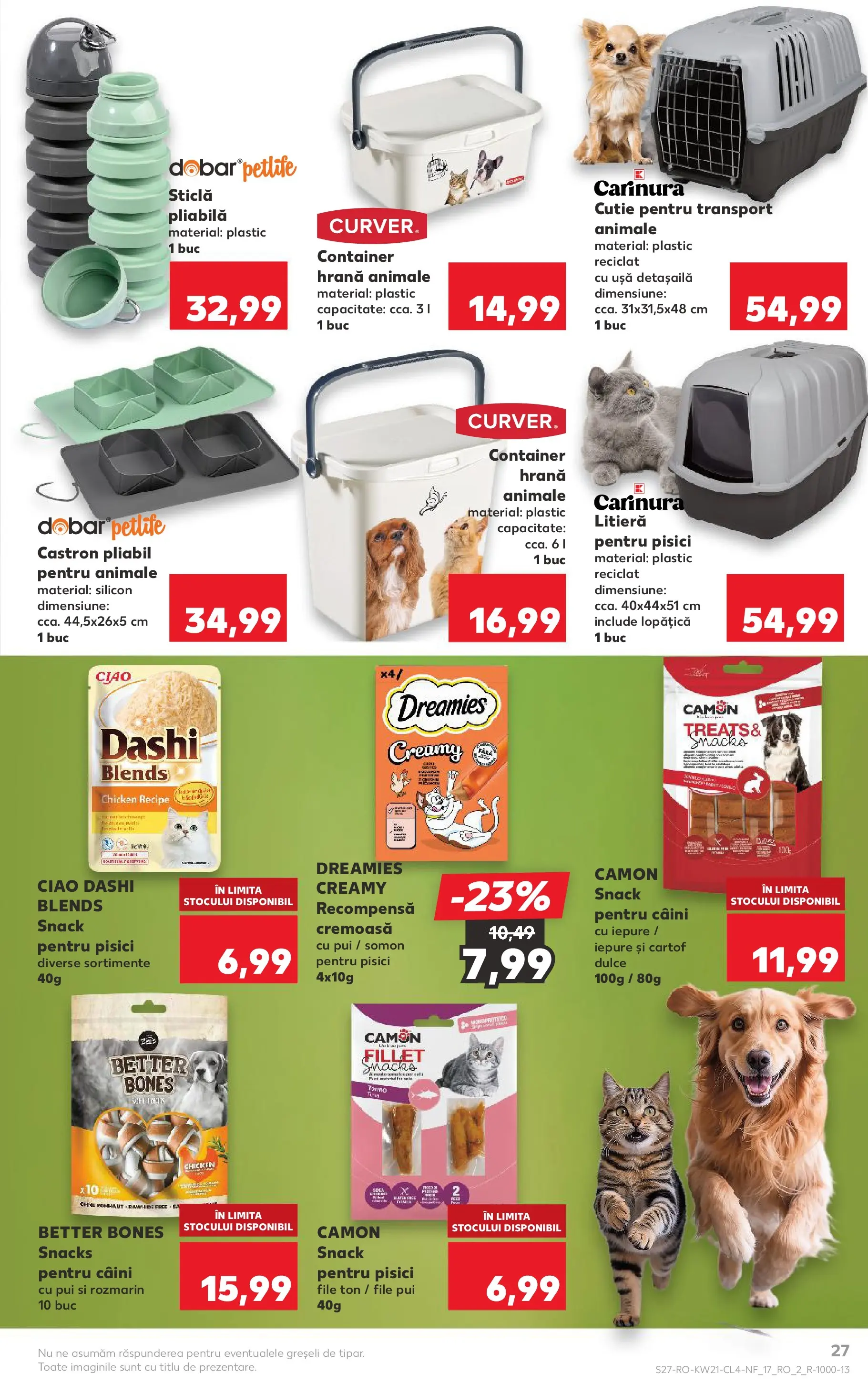 Catalog Kaufland 20 - 25 Mai 2026 | Pagina 27 | Produse: Hacıyatmaz Kedi Oyuncağı, Cutie, Ușă