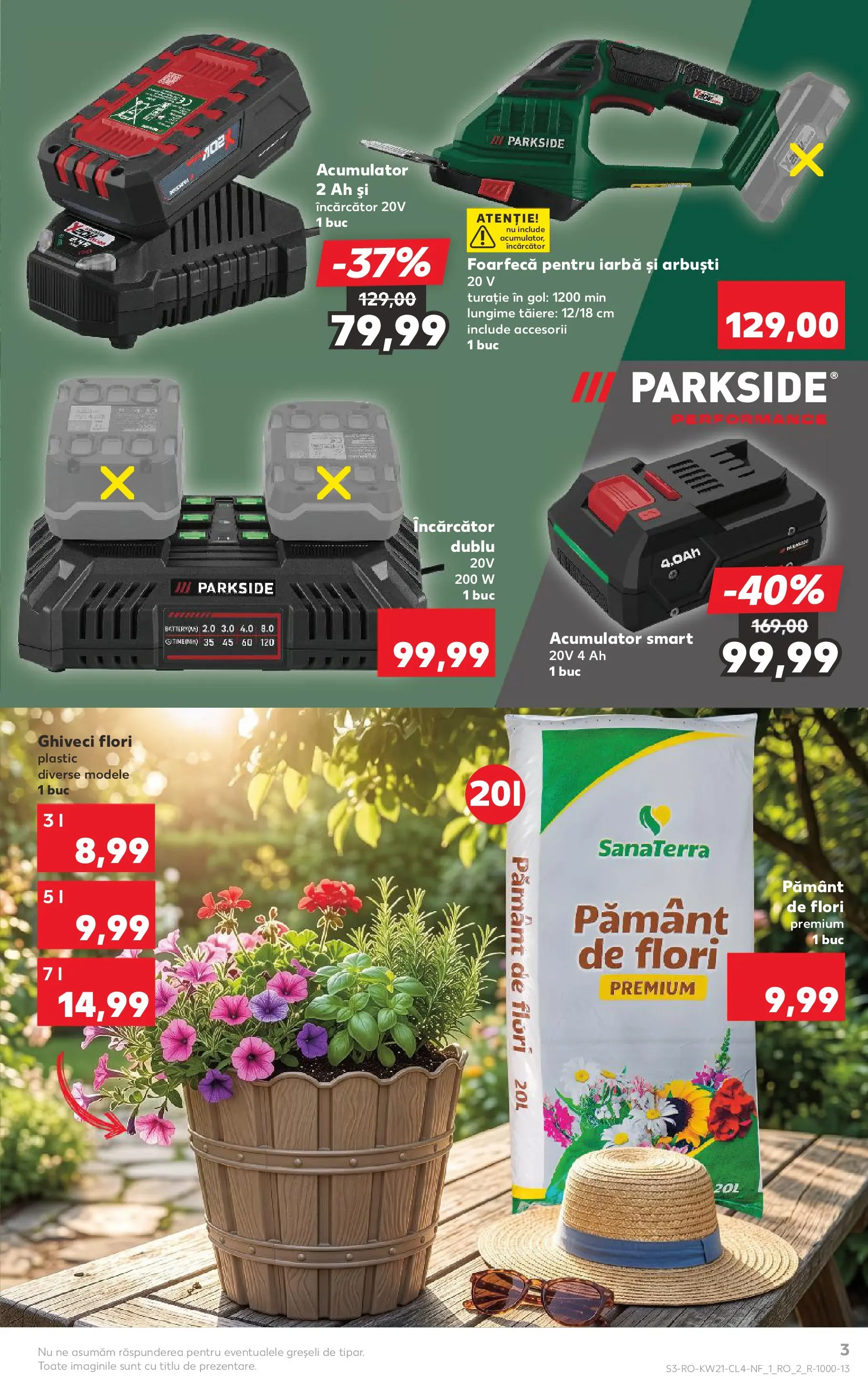 Catalog Kaufland 20 - 25 Mai 2026 | Pagina 3 | Produse: Încărcător, Ghiveci