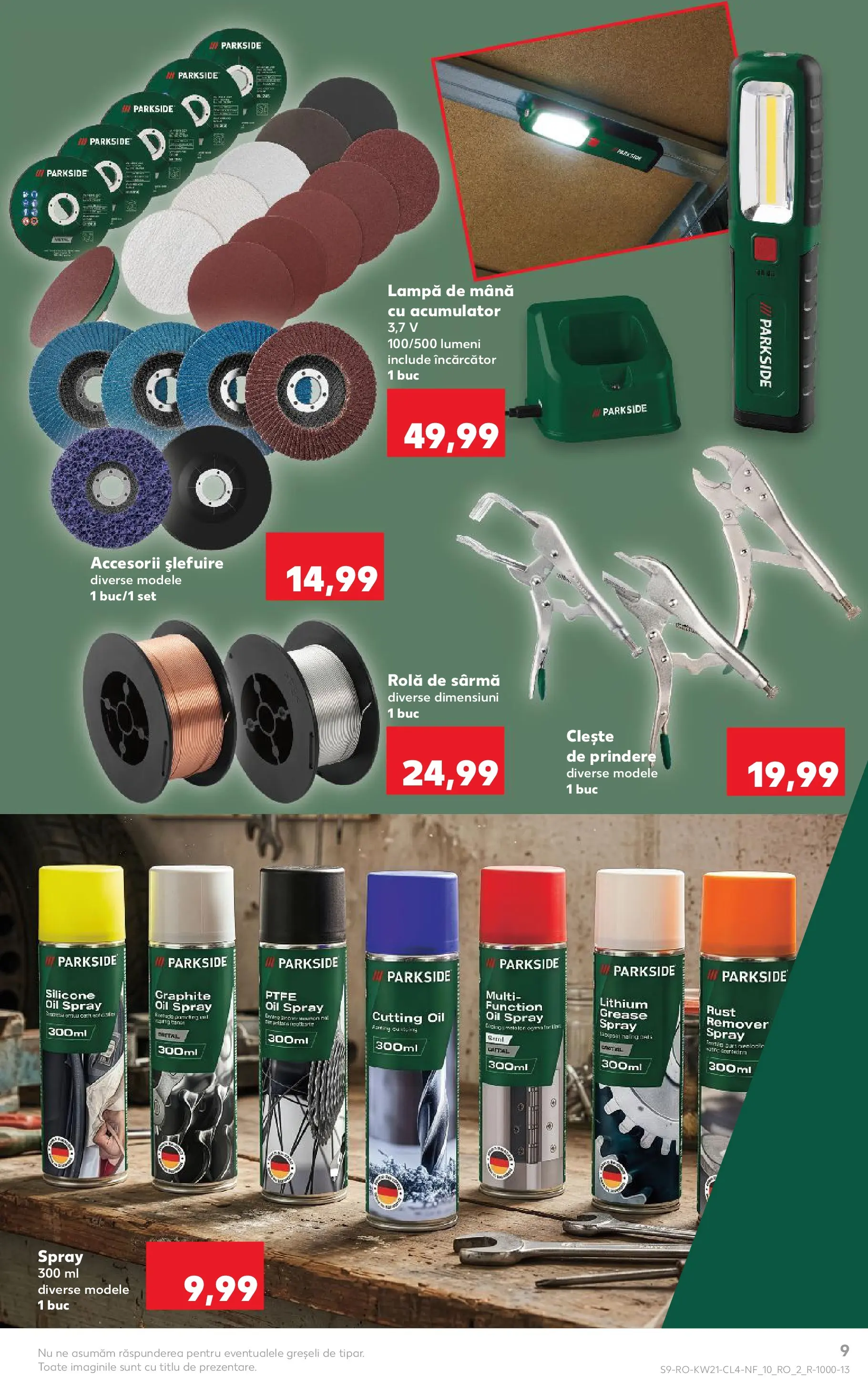 Catalog Kaufland 20 - 25 Mai 2026 | Pagina 9 | Produse: Încărcător, Clește, Lampă