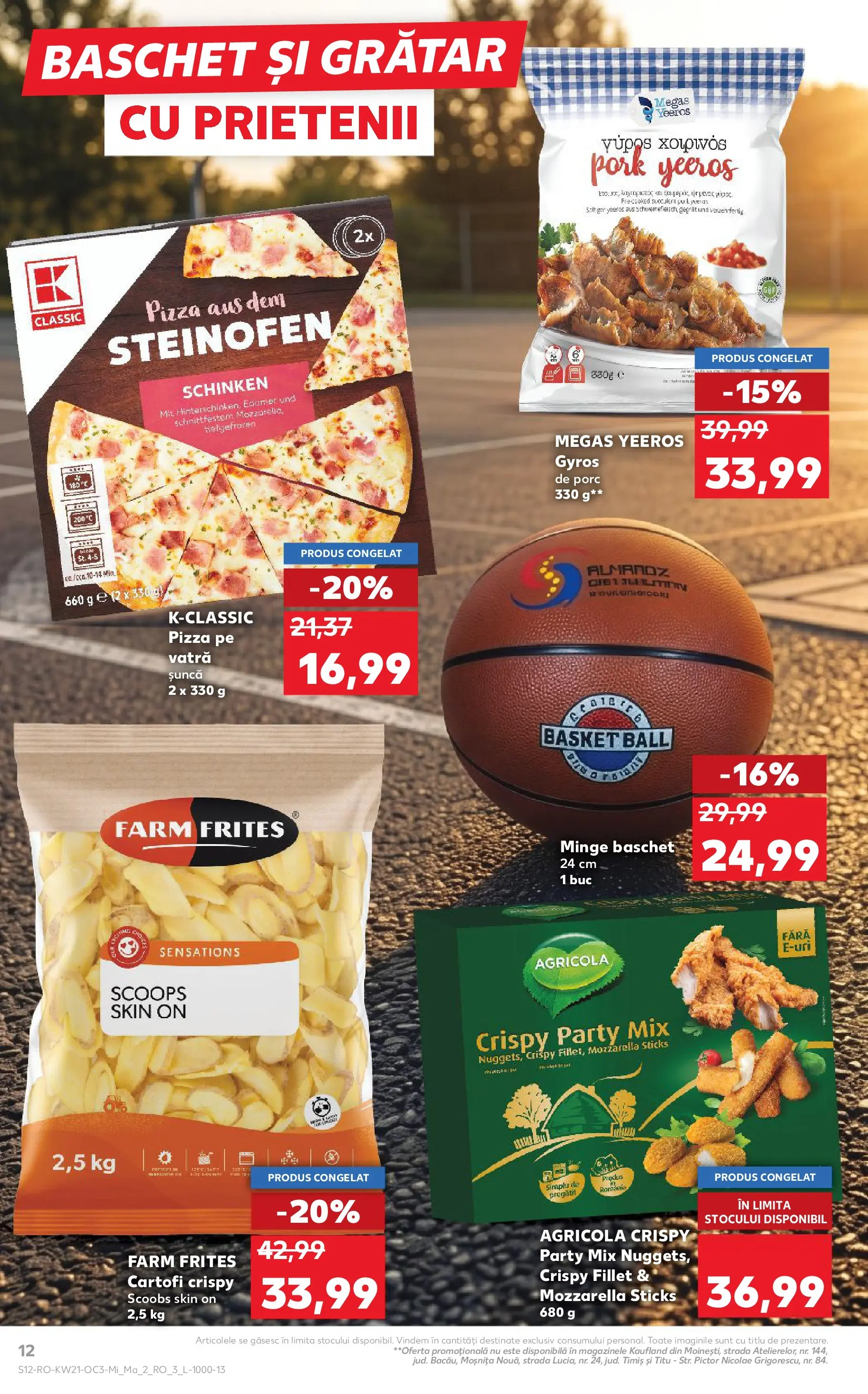 Catalog Kaufland 20 - 25 Mai 2026 | Pagina 12 | Produse: Grătar, Mozzarella, Șuncă, Cartofi