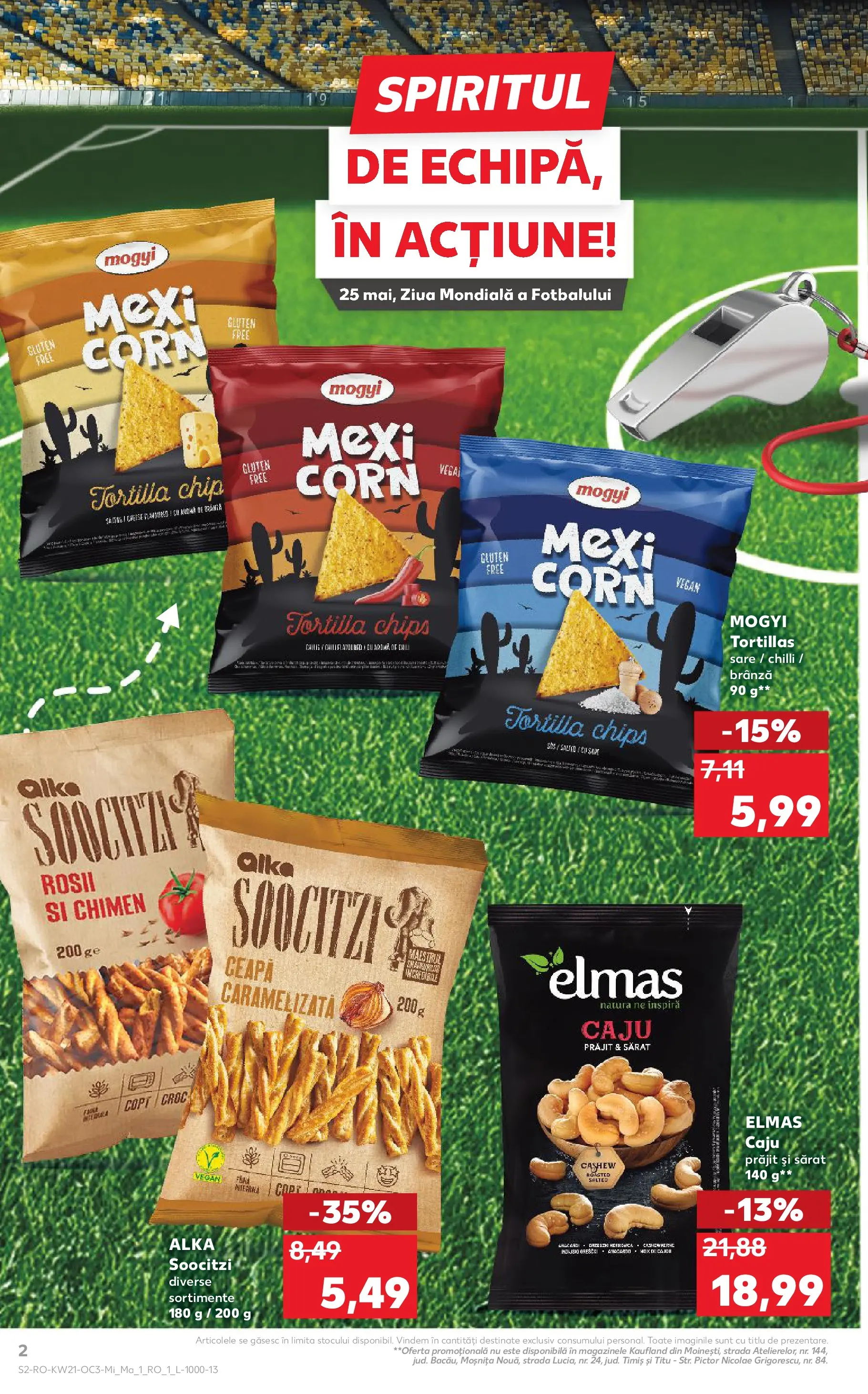 Catalog Kaufland 20 - 25 Mai 2026 | Pagina 2 | Produse: Tortillas, Ceapă, Sos, Sare