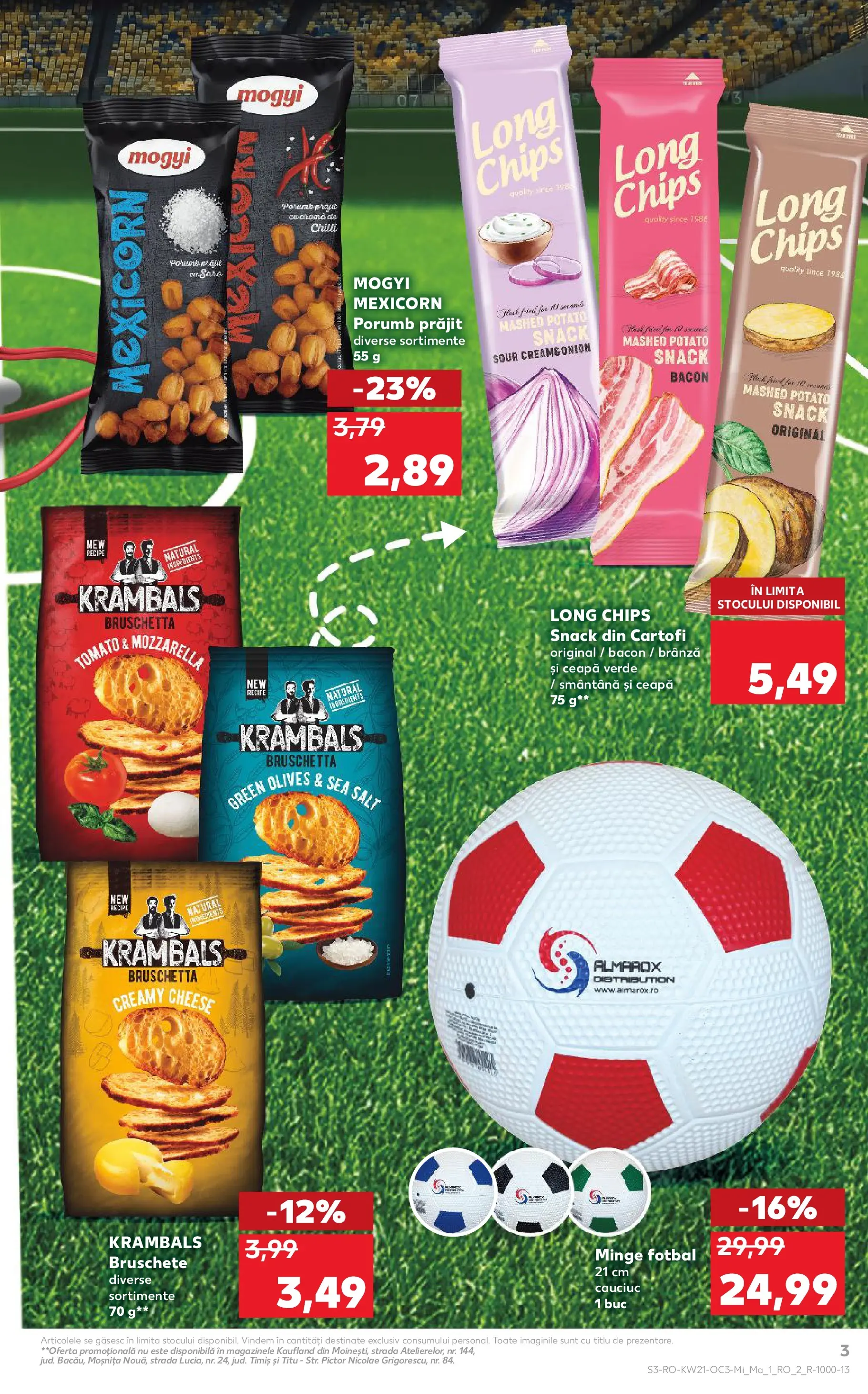 Catalog Kaufland 20 - 25 Mai 2026 | Pagina 3 | Produse: Mozzarella, Brânză, Smântână, Sare