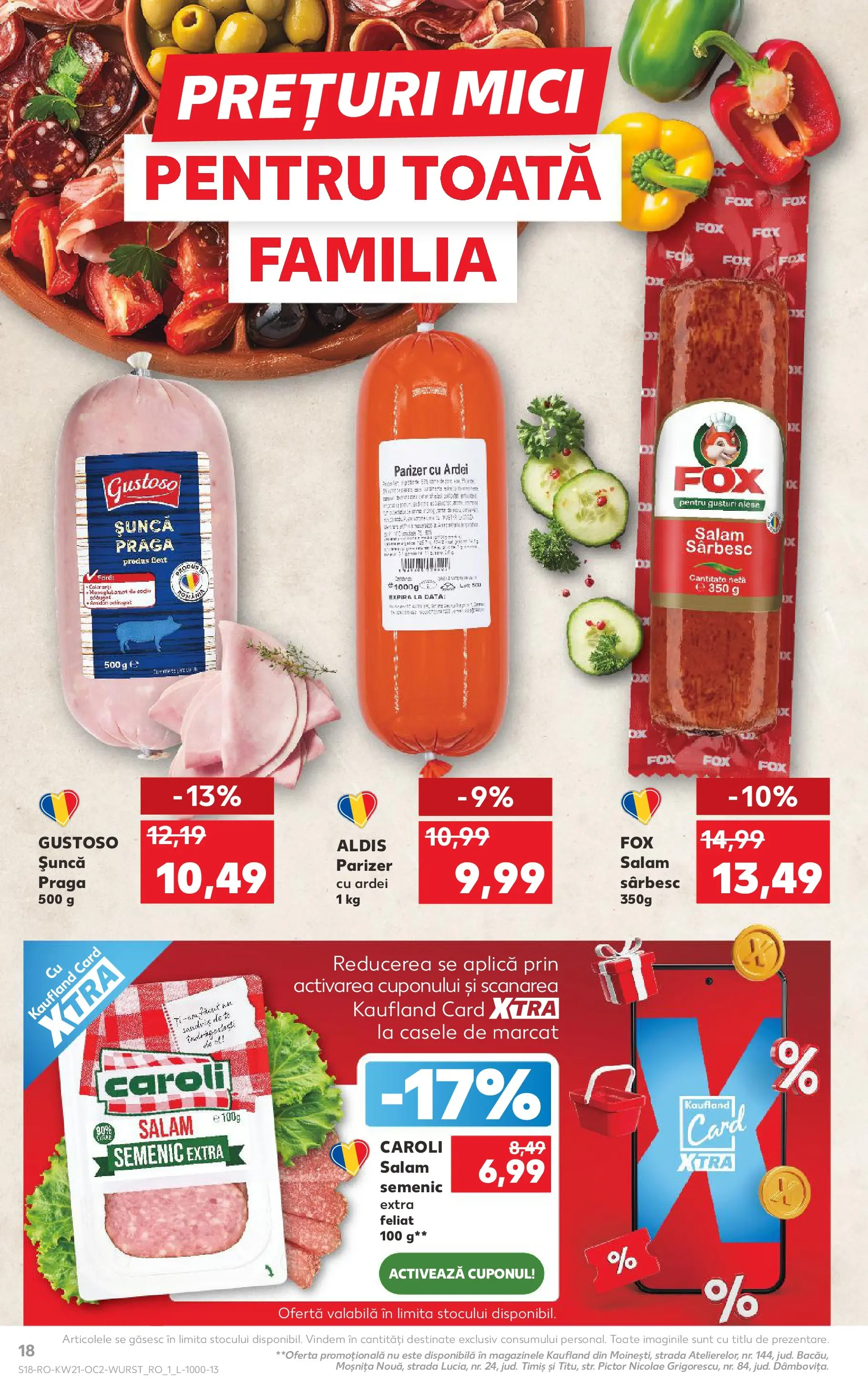 Catalog Kaufland 20 - 25 Mai 2026 | Pagina 18 | Produse: Mici, Ardei, Salam, Șuncă