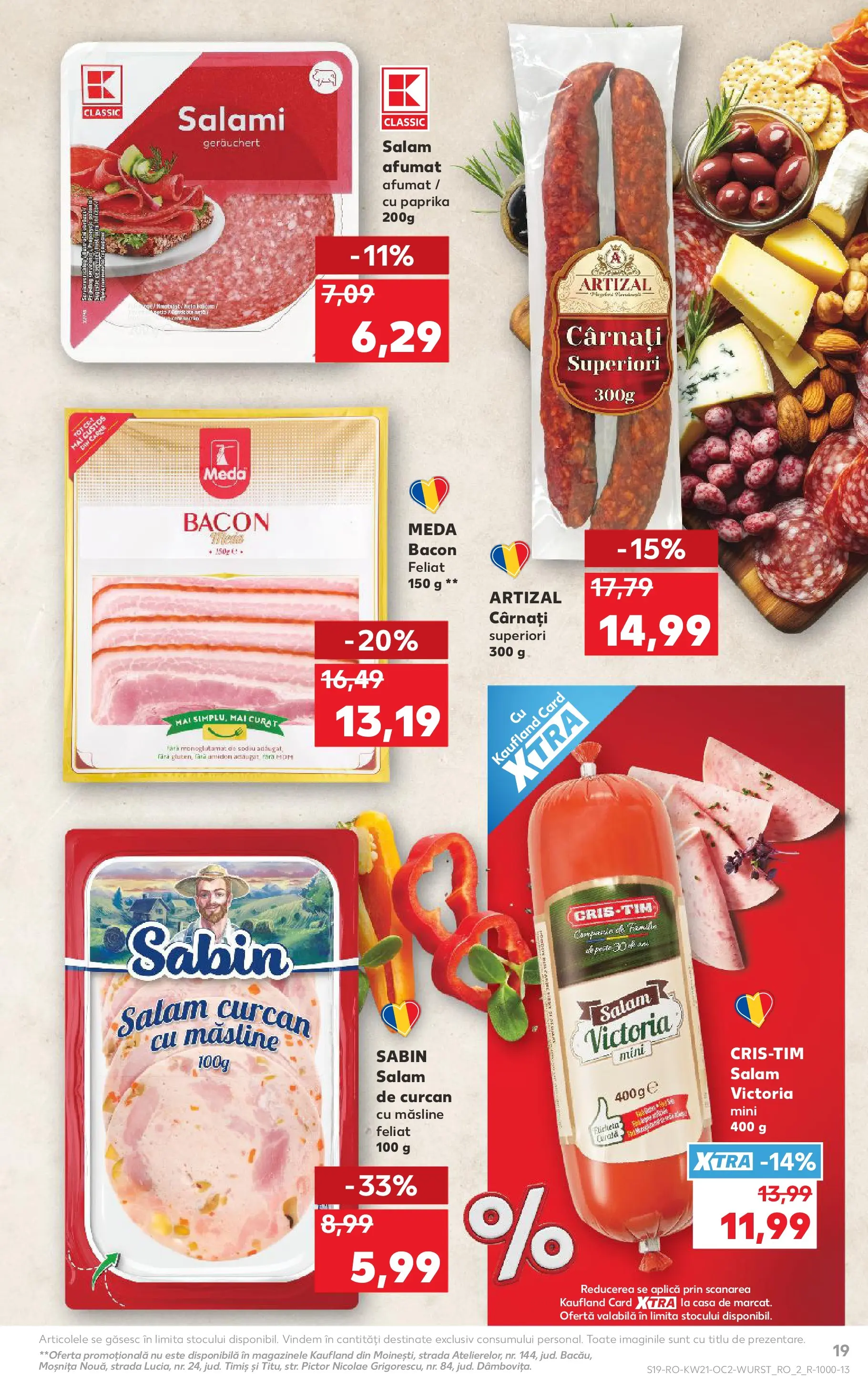 Catalog Kaufland 20 - 25 Mai 2026 | Pagina 19 | Produse: Măsline, Salam, Pește, Cârnați
