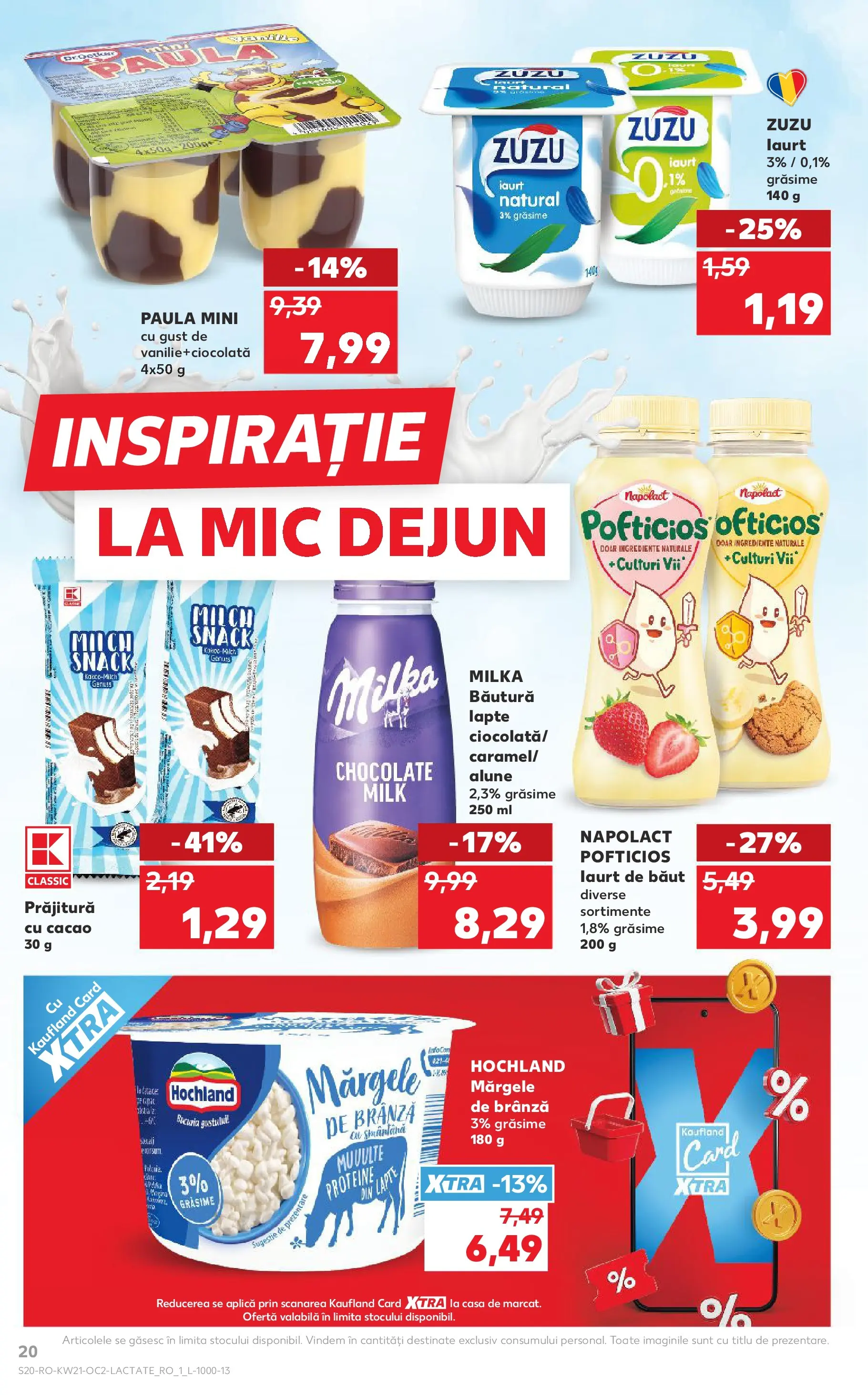 Catalog Kaufland 20 - 25 Mai 2026 | Pagina 20 | Produse: Masaüstü kılıfı, Prăjitură, Lapte, Cacao